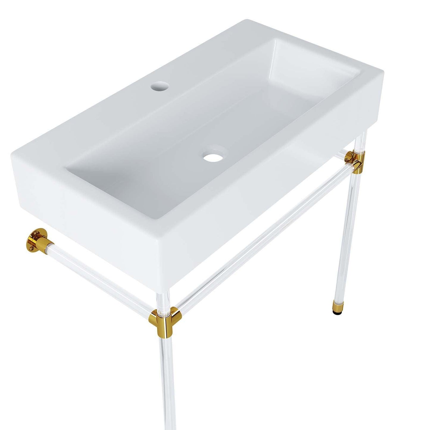 Modway Redeem 32" Acrylic Wall-Mount Bathroom Vanity FredCo