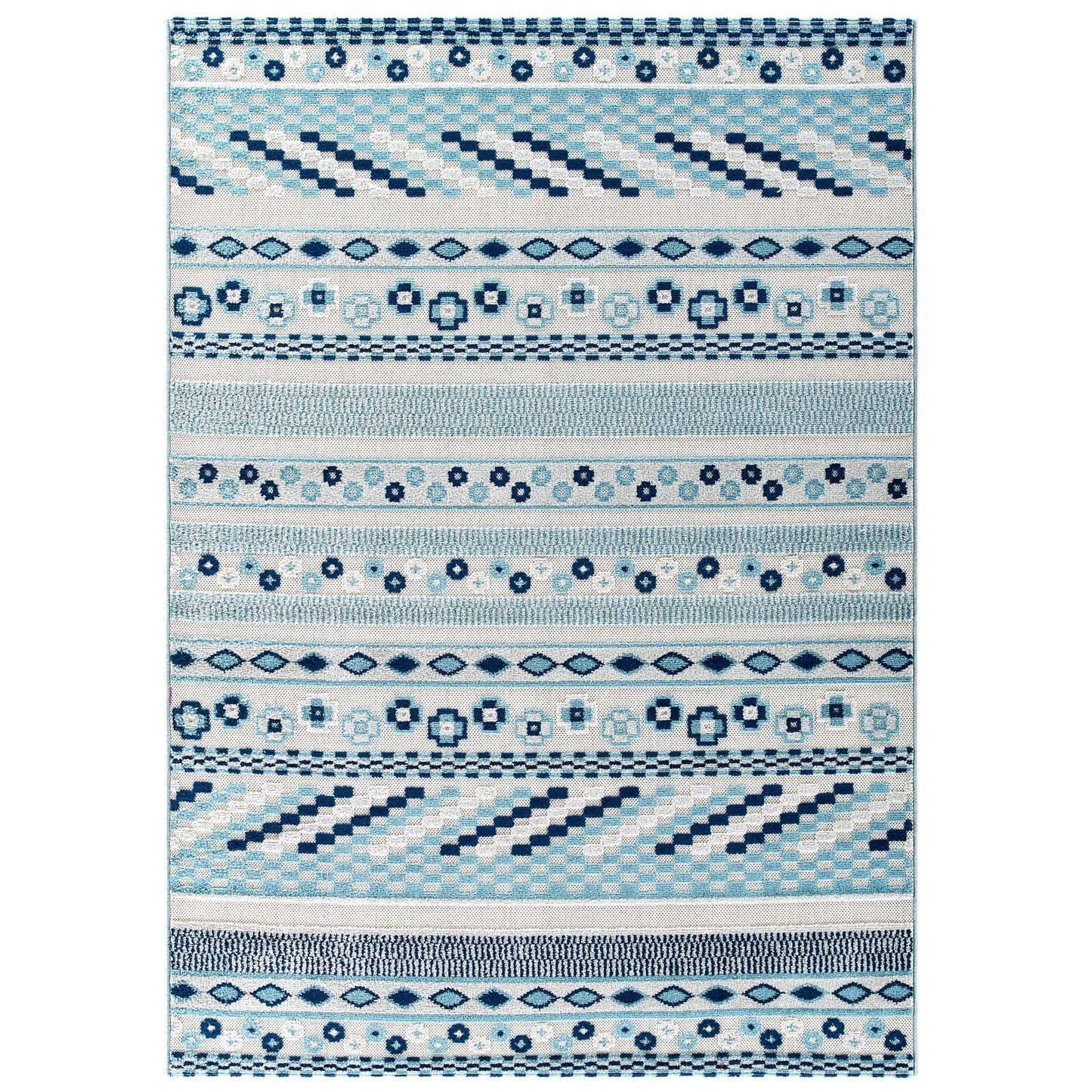 Modway Reflect Cadhla Vintage Abstract Geometric Lattice Indoor and Outdoor Area Rug FredCo