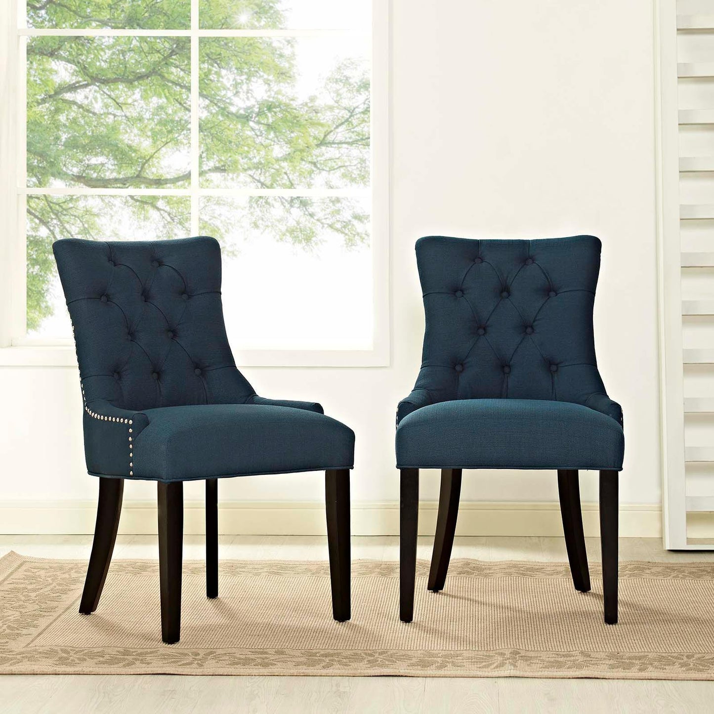 Modway Regent Dining Side Chair Fabric Set of 2 FredCo