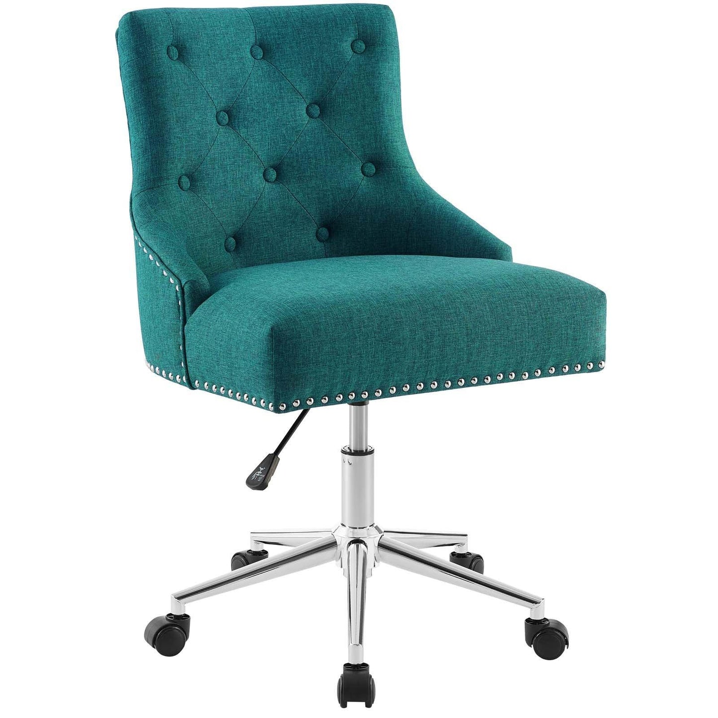 Modway Regent Tufted Button Swivel Upholstered Fabric Office Chair FredCo