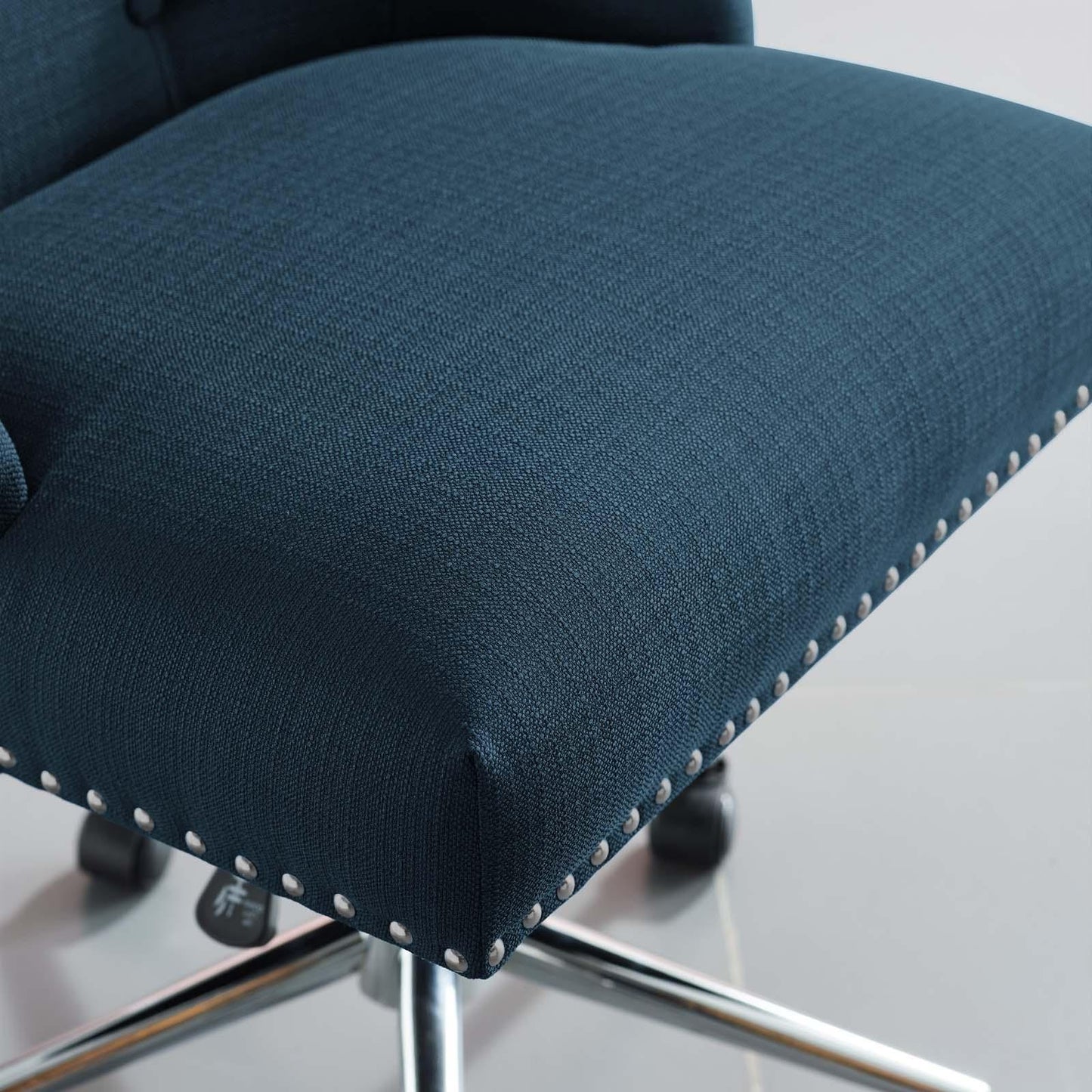 Modway Regent Tufted Button Swivel Upholstered Fabric Office Chair FredCo