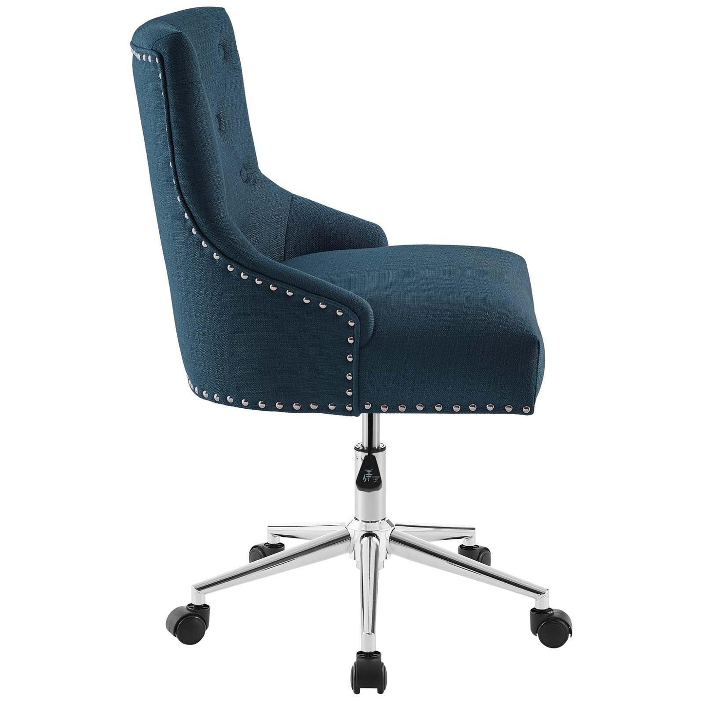 Modway Regent Tufted Button Swivel Upholstered Fabric Office Chair FredCo
