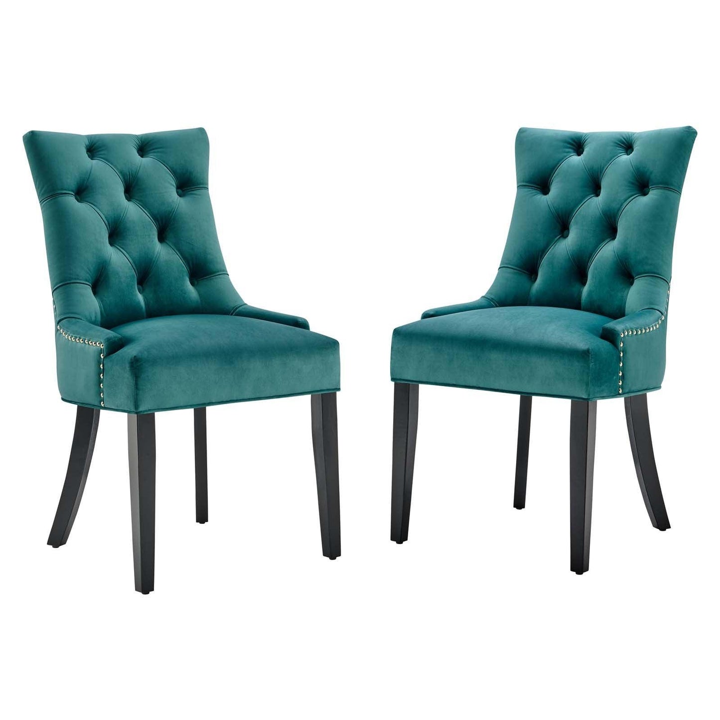 Modway Regent Tufted Performance Velvet Dining Side Chairs - Set of 2 FredCo
