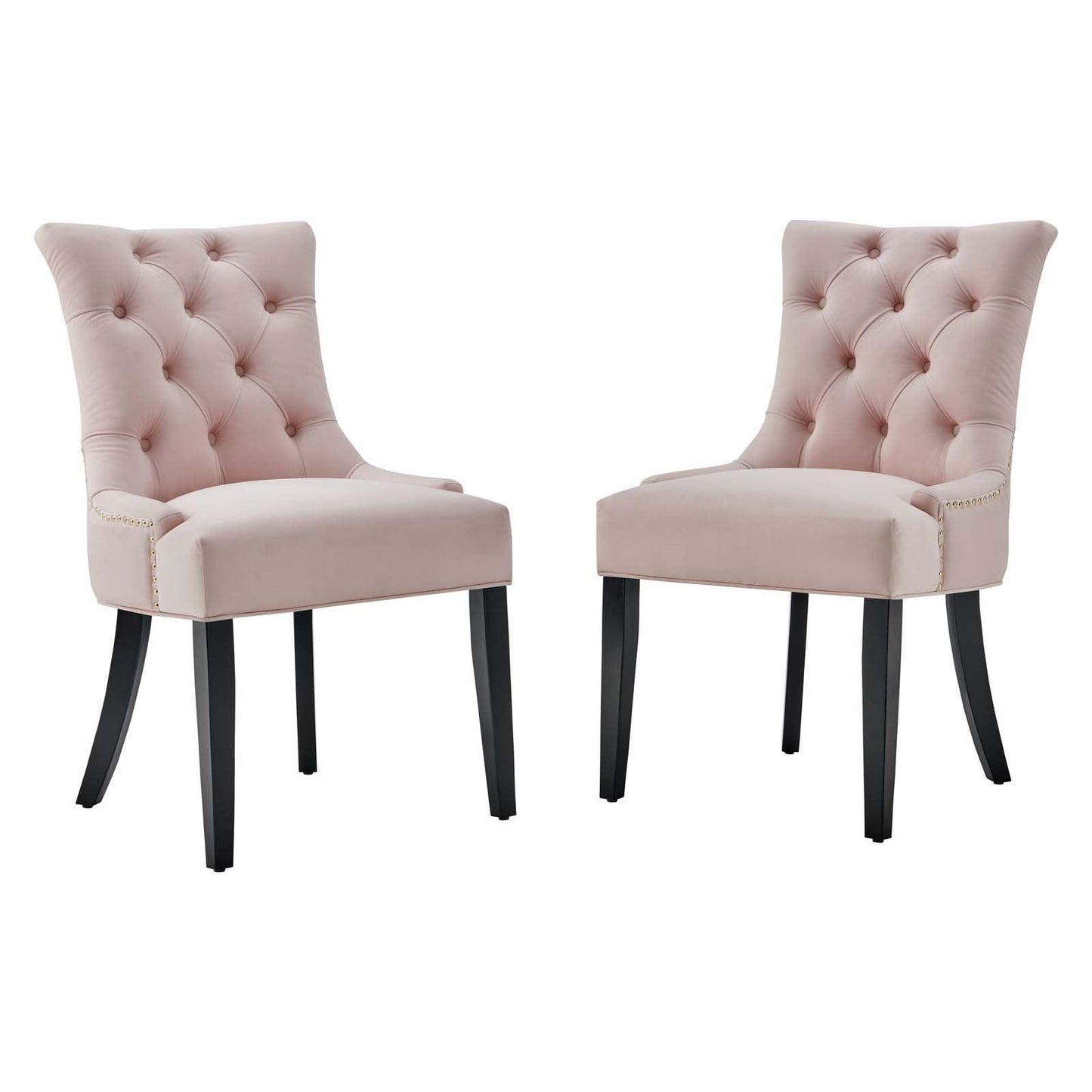Modway Regent Tufted Performance Velvet Dining Side Chairs - Set of 2 FredCo