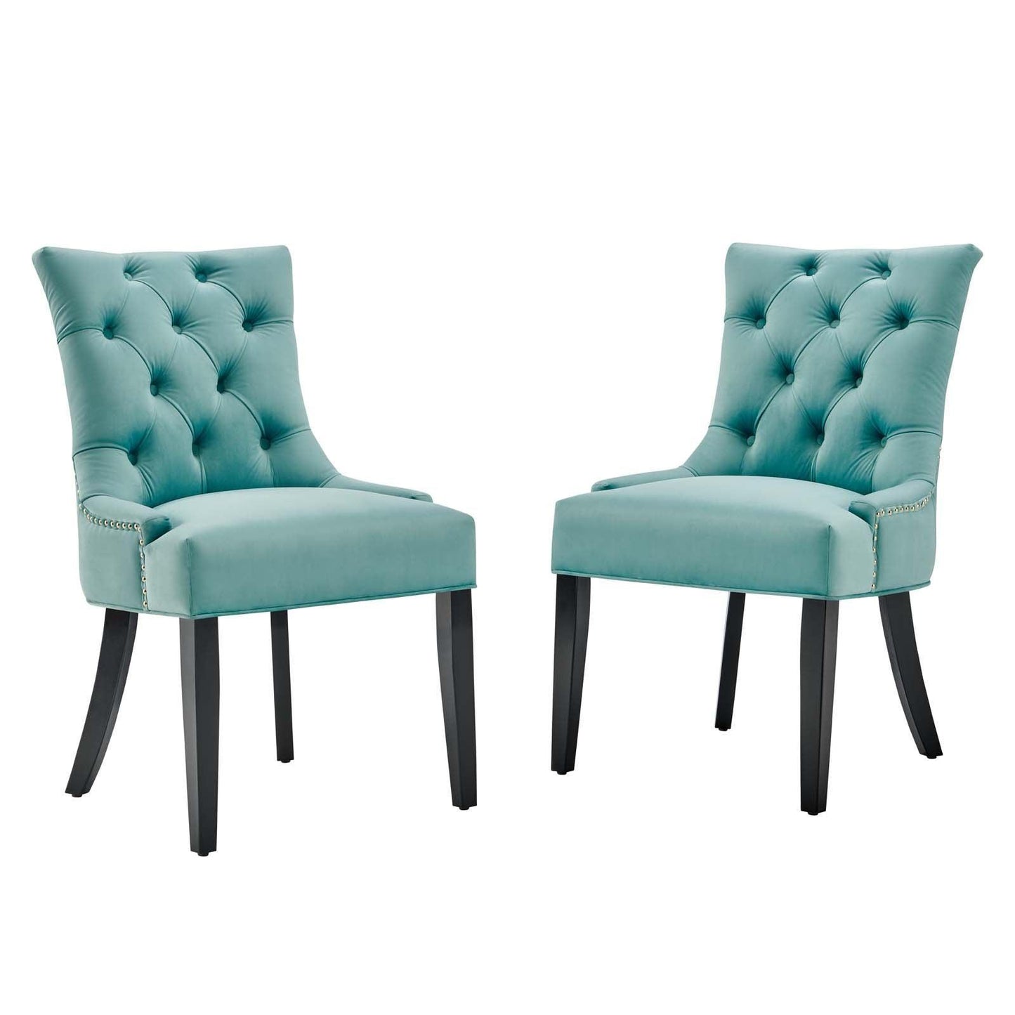 Modway Regent Tufted Performance Velvet Dining Side Chairs - Set of 2 FredCo