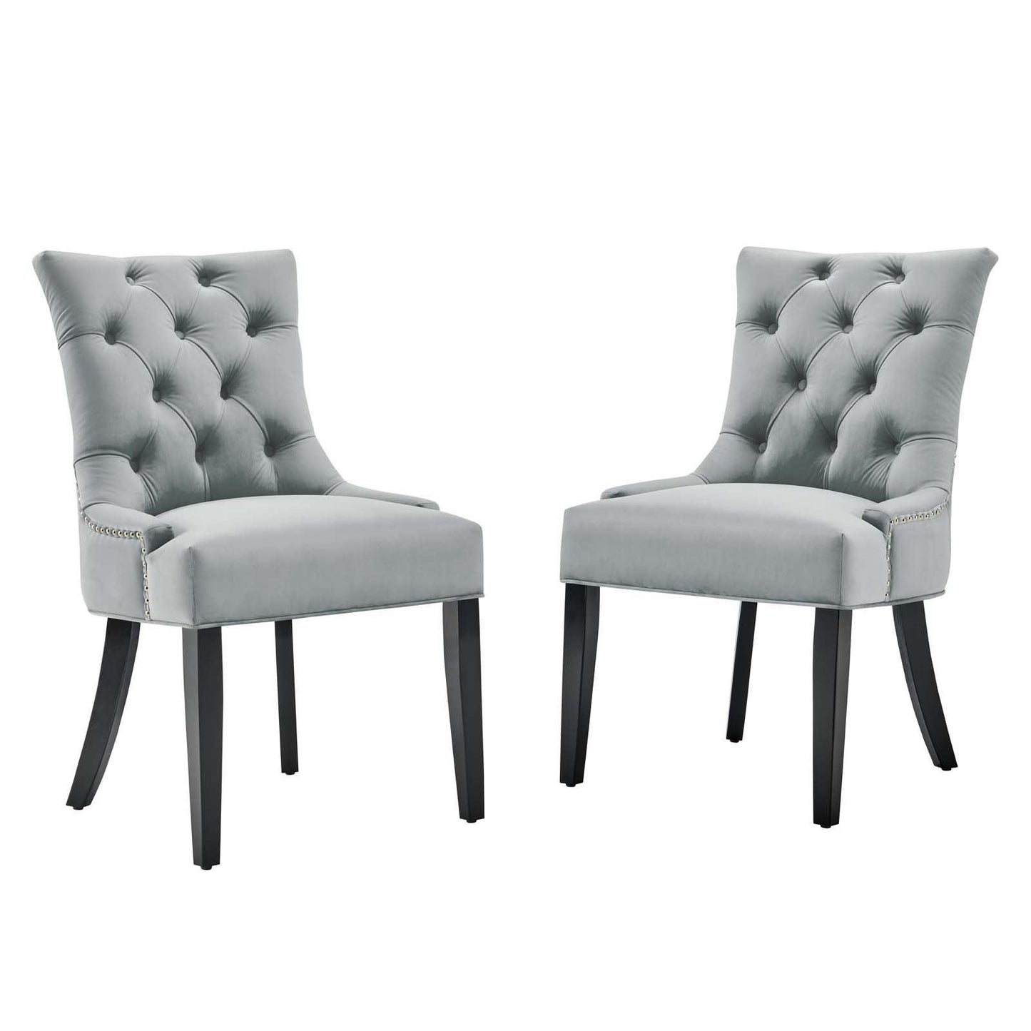 Modway Regent Tufted Performance Velvet Dining Side Chairs - Set of 2 FredCo