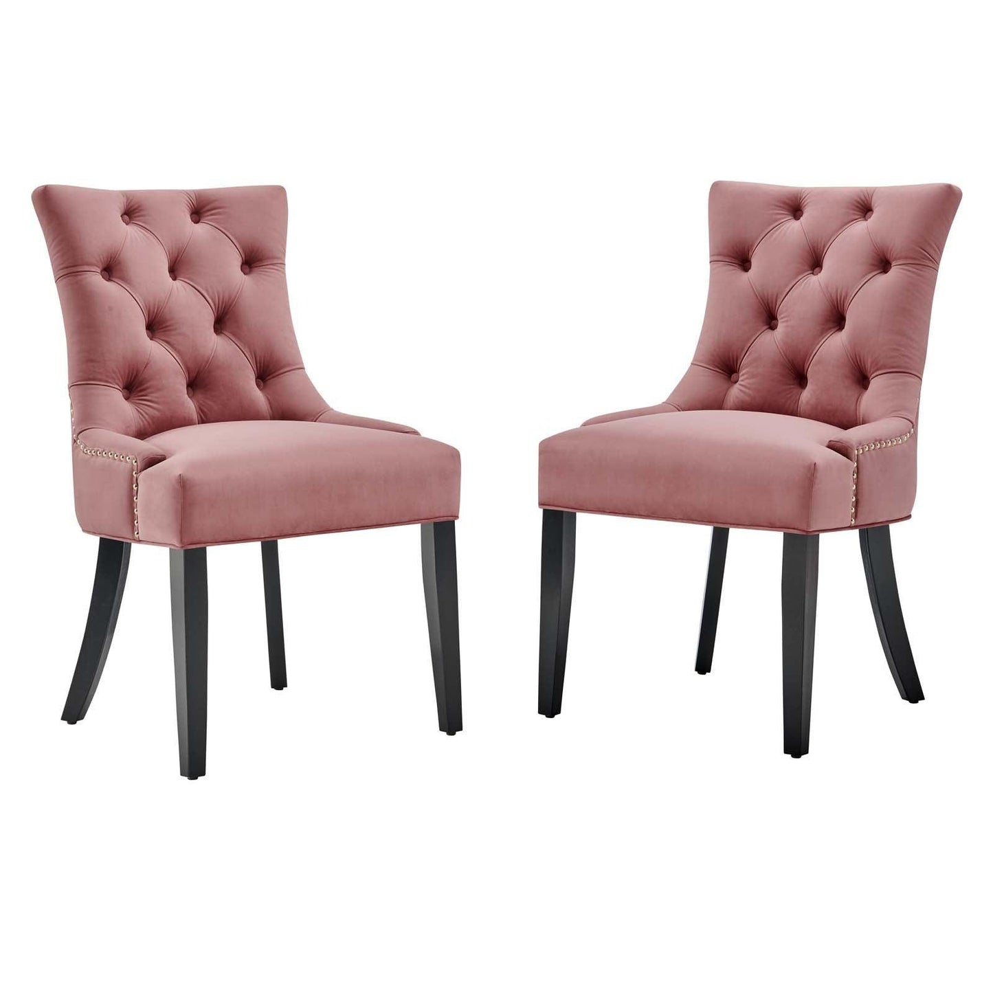 Modway Regent Tufted Performance Velvet Dining Side Chairs - Set of 2 FredCo