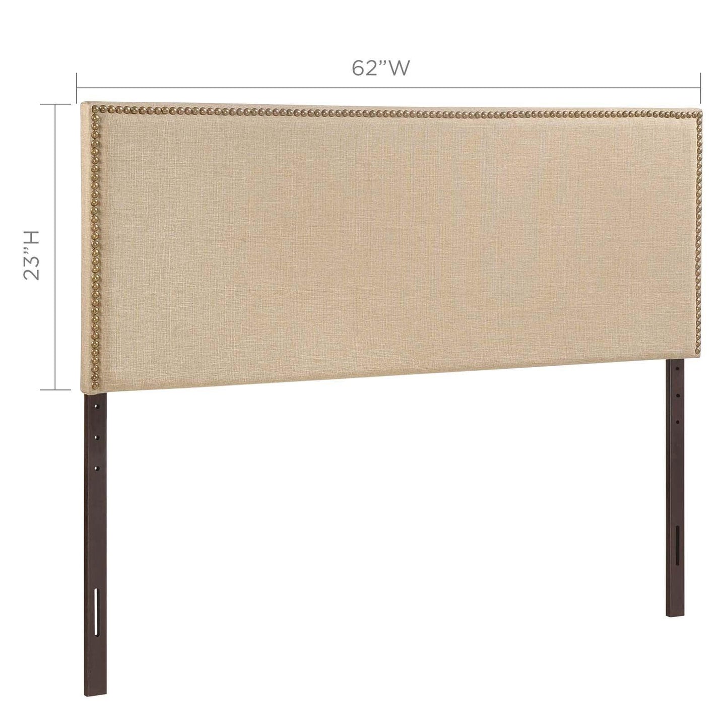 Modway Region Nailhead Queen Upholstered Headboard FredCo