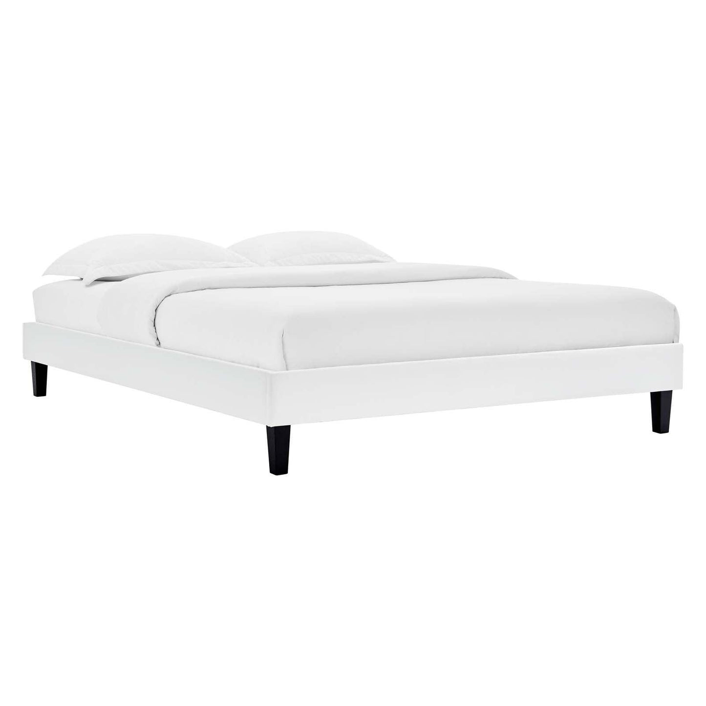 Modway Reign Queen Performance Velvet Platform Bed Frame FredCo