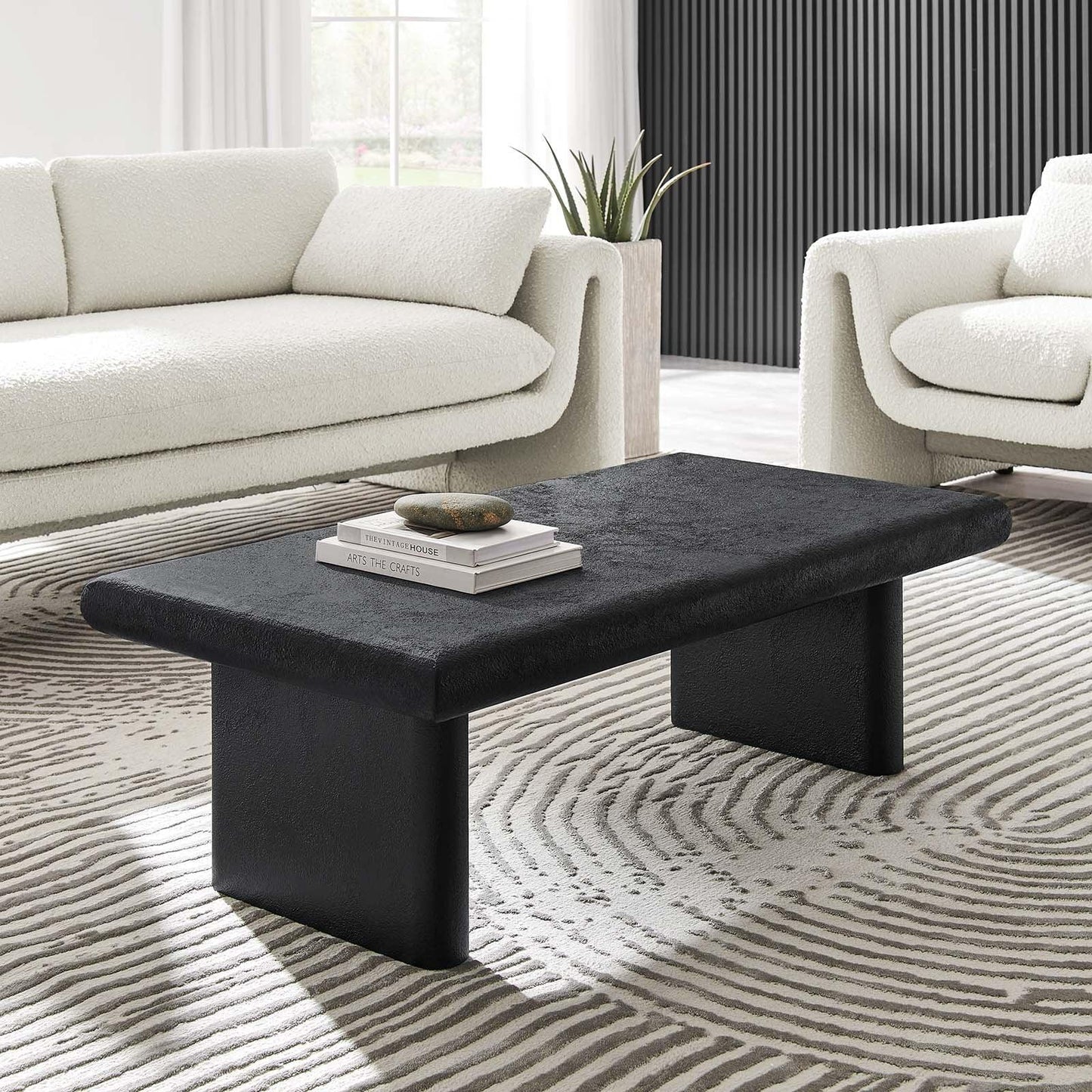 Modway Relic Concrete Textured Coffee Table, EEI-6578 FredCo