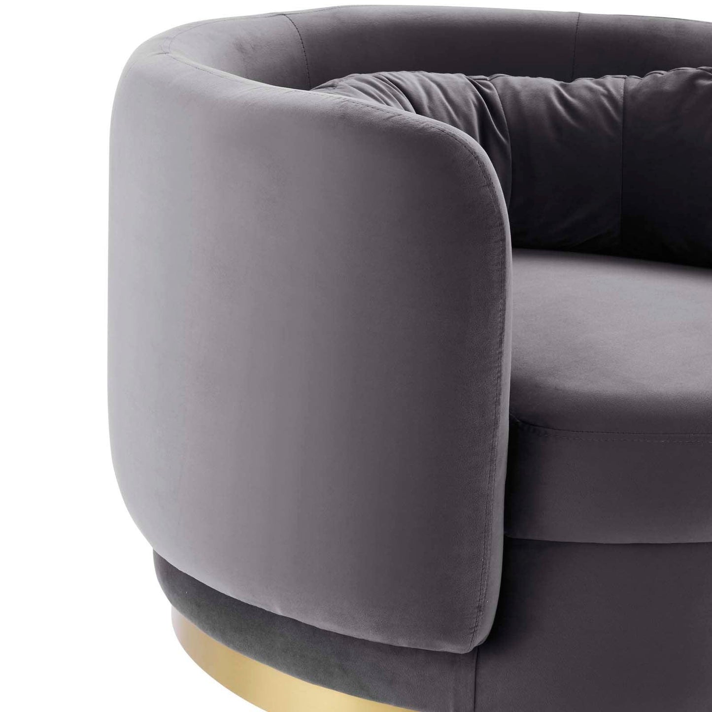 Modway Relish Performance Velvet Swivel Chair FredCo