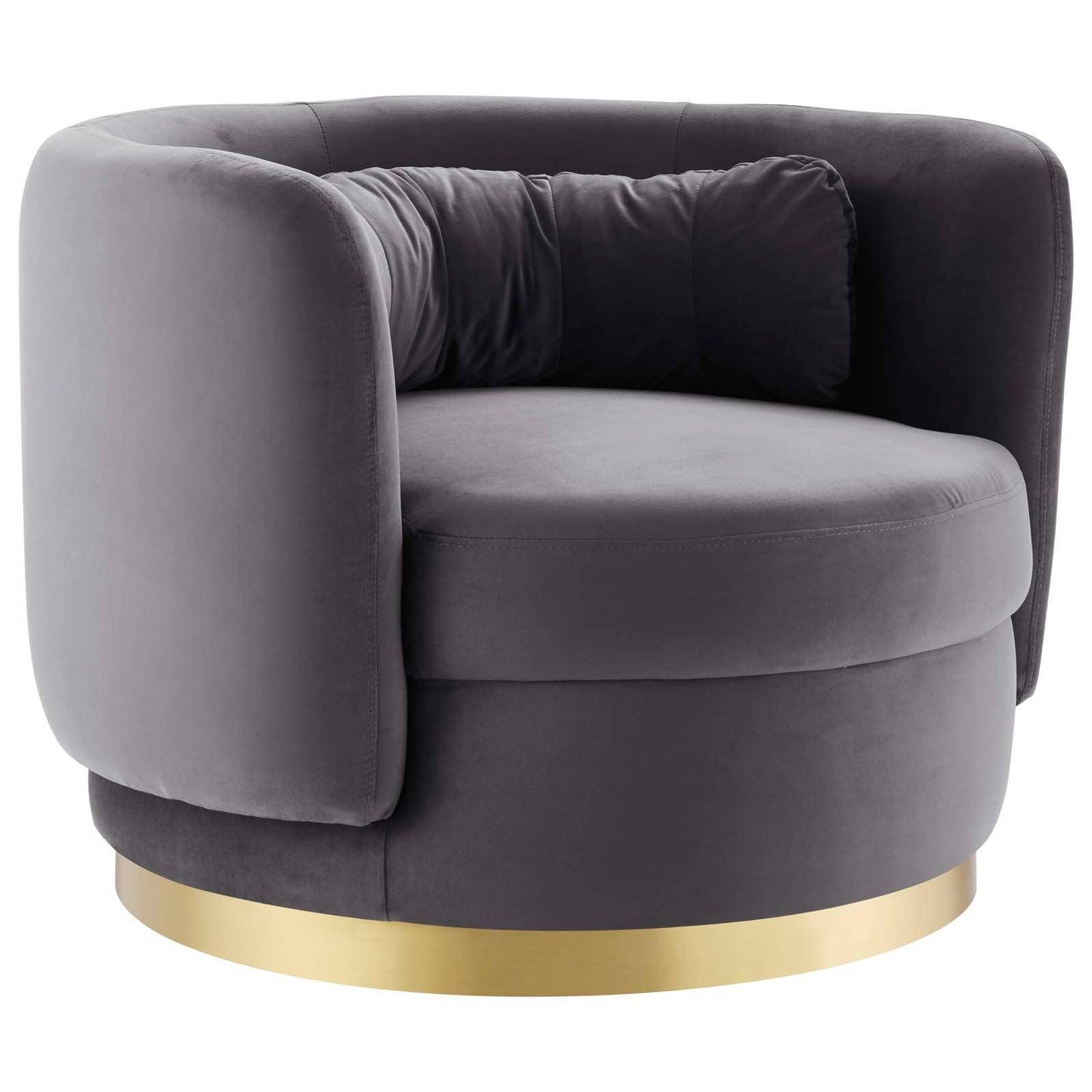 Modway Relish Performance Velvet Swivel Chair FredCo