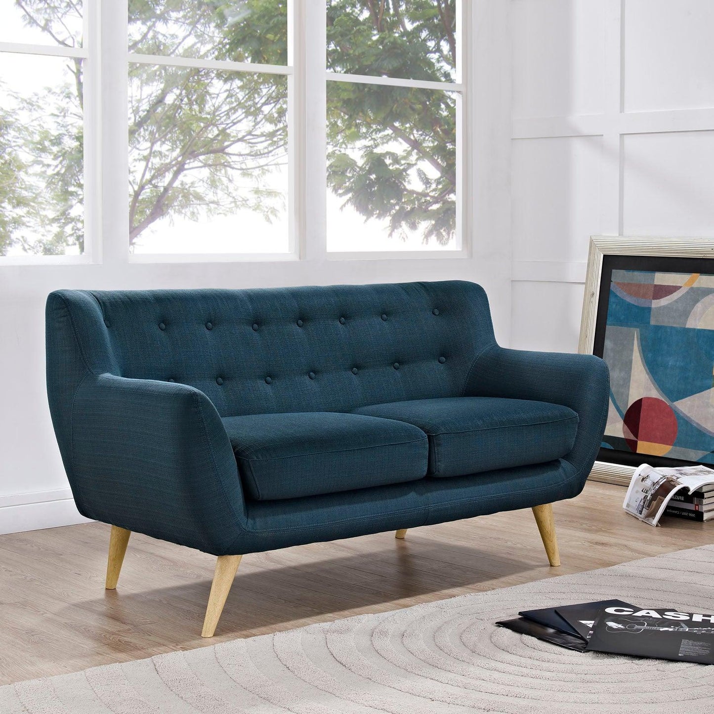 Modway Remark Upholstered Fabric Loveseat FredCo