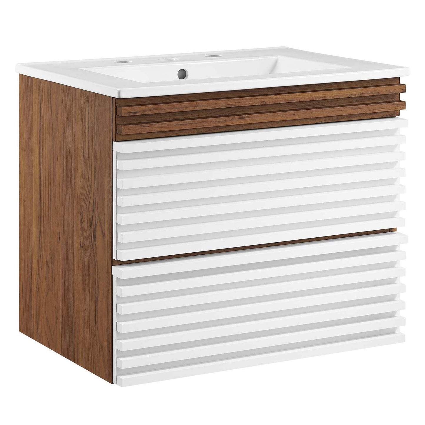 Modway Render 24" Wall-Mount Bathroom Vanity FredCo