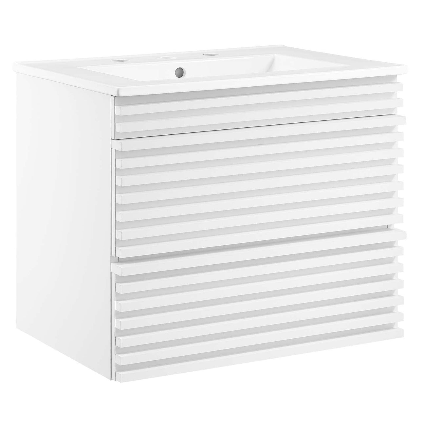 Modway Render 24" Wall-Mount Bathroom Vanity FredCo