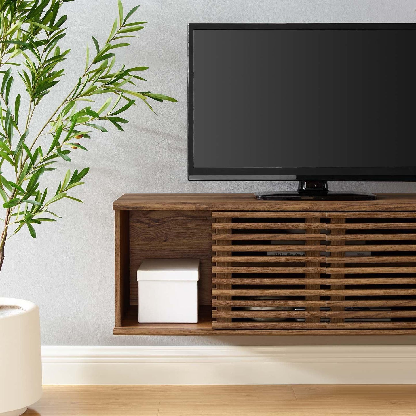 Modway Render 46" Wall-Mount Media Console TV Stand FredCo