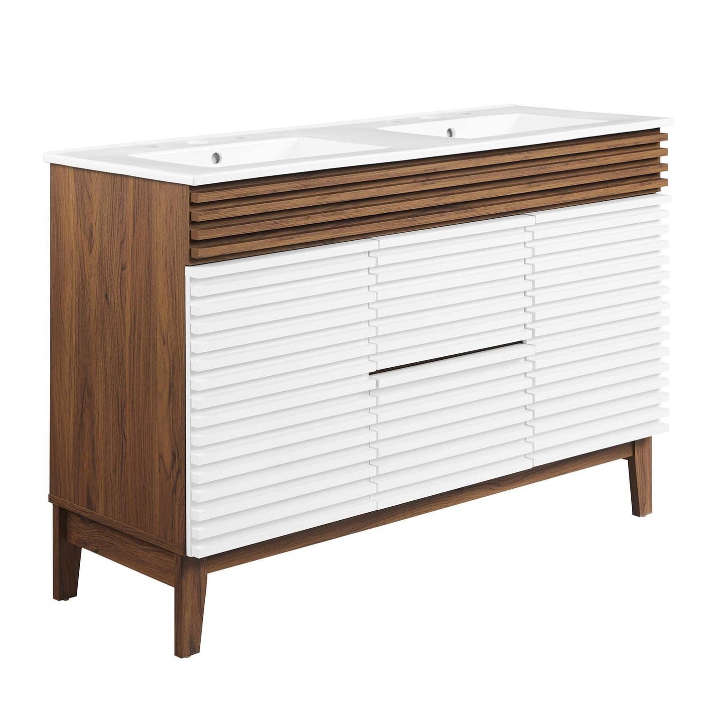 Modway Render 48" Double Sink Bathroom Vanity FredCo