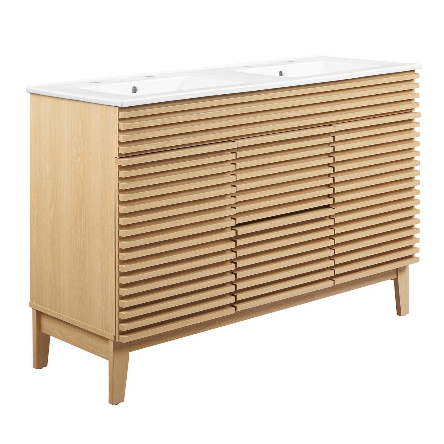 Modway Render 48" Double Sink Bathroom Vanity FredCo