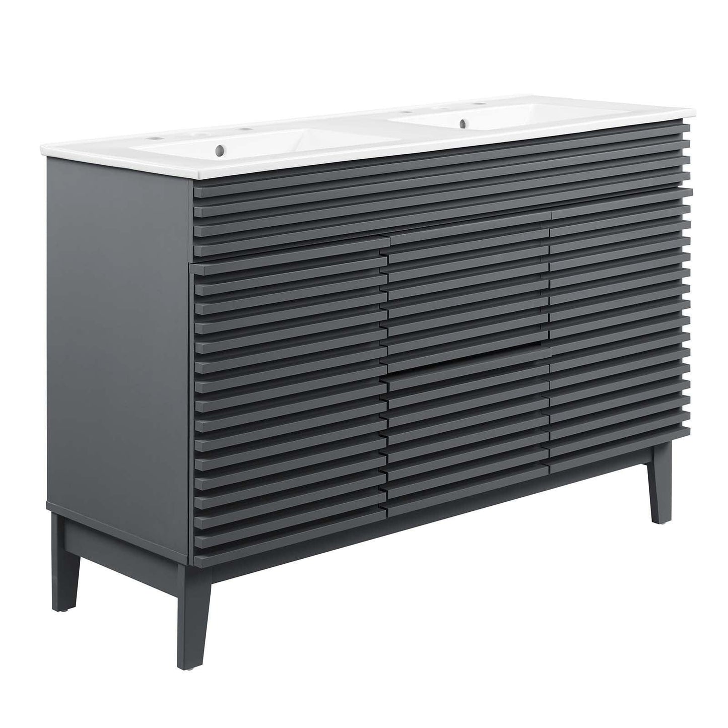 Modway Render 48" Double Sink Bathroom Vanity FredCo