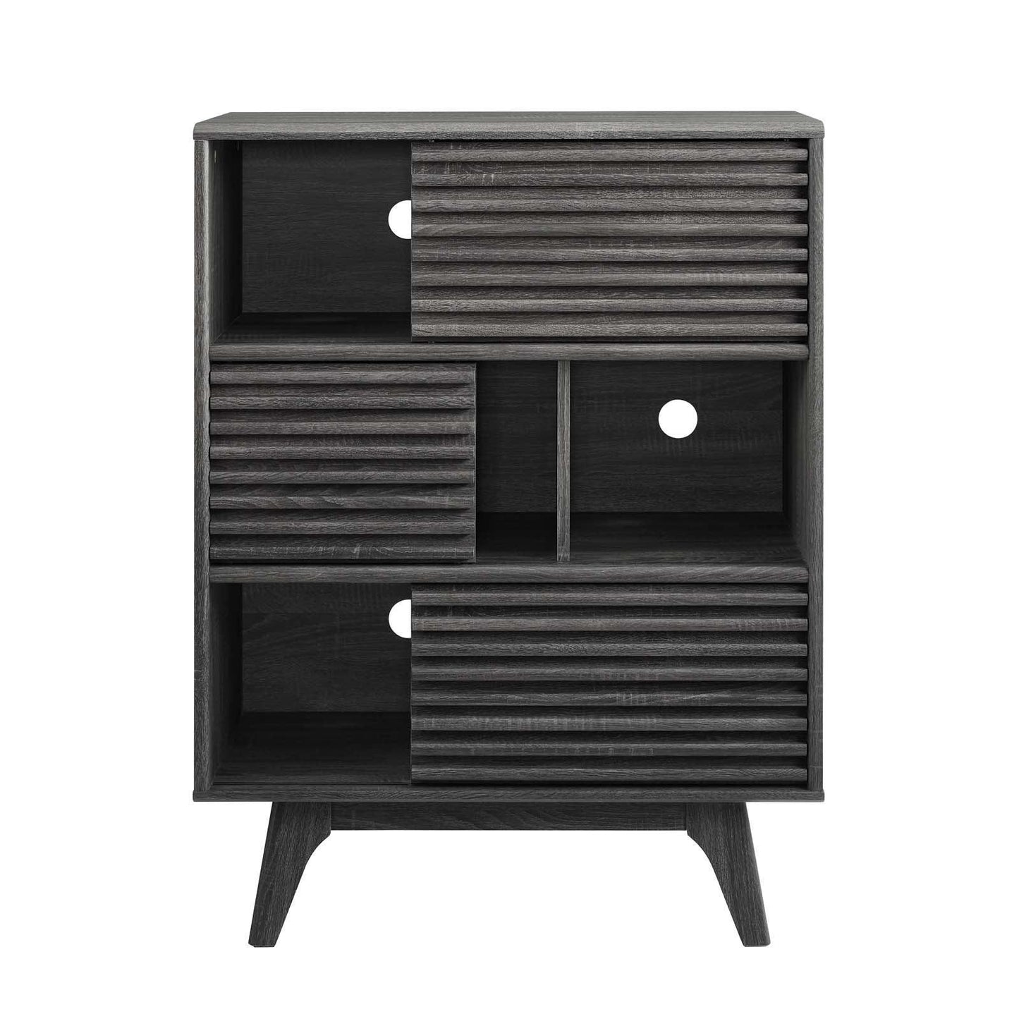 Modway Render Three-Tier Display Storage Cabinet Stand FredCo