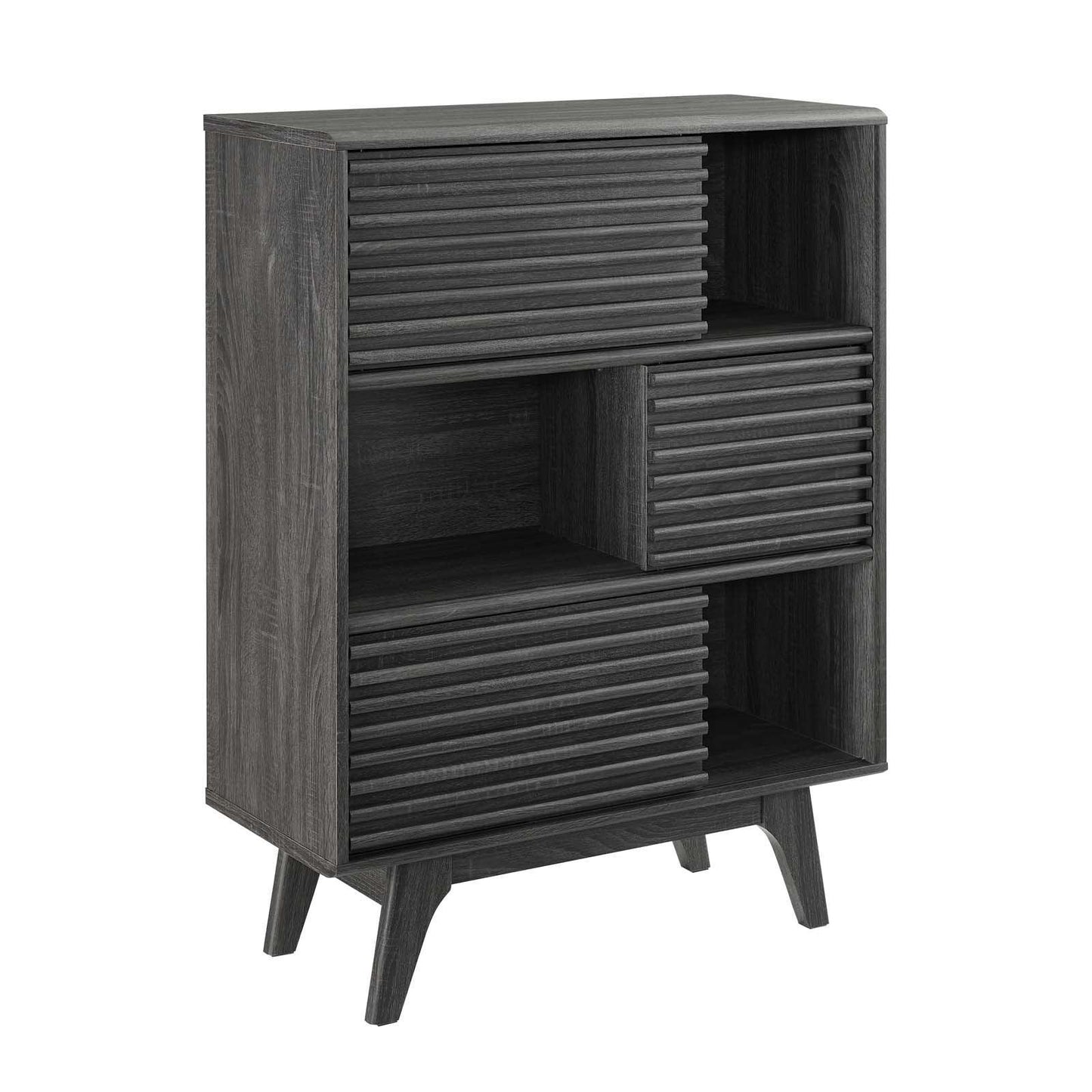 Modway Render Three-Tier Display Storage Cabinet Stand FredCo