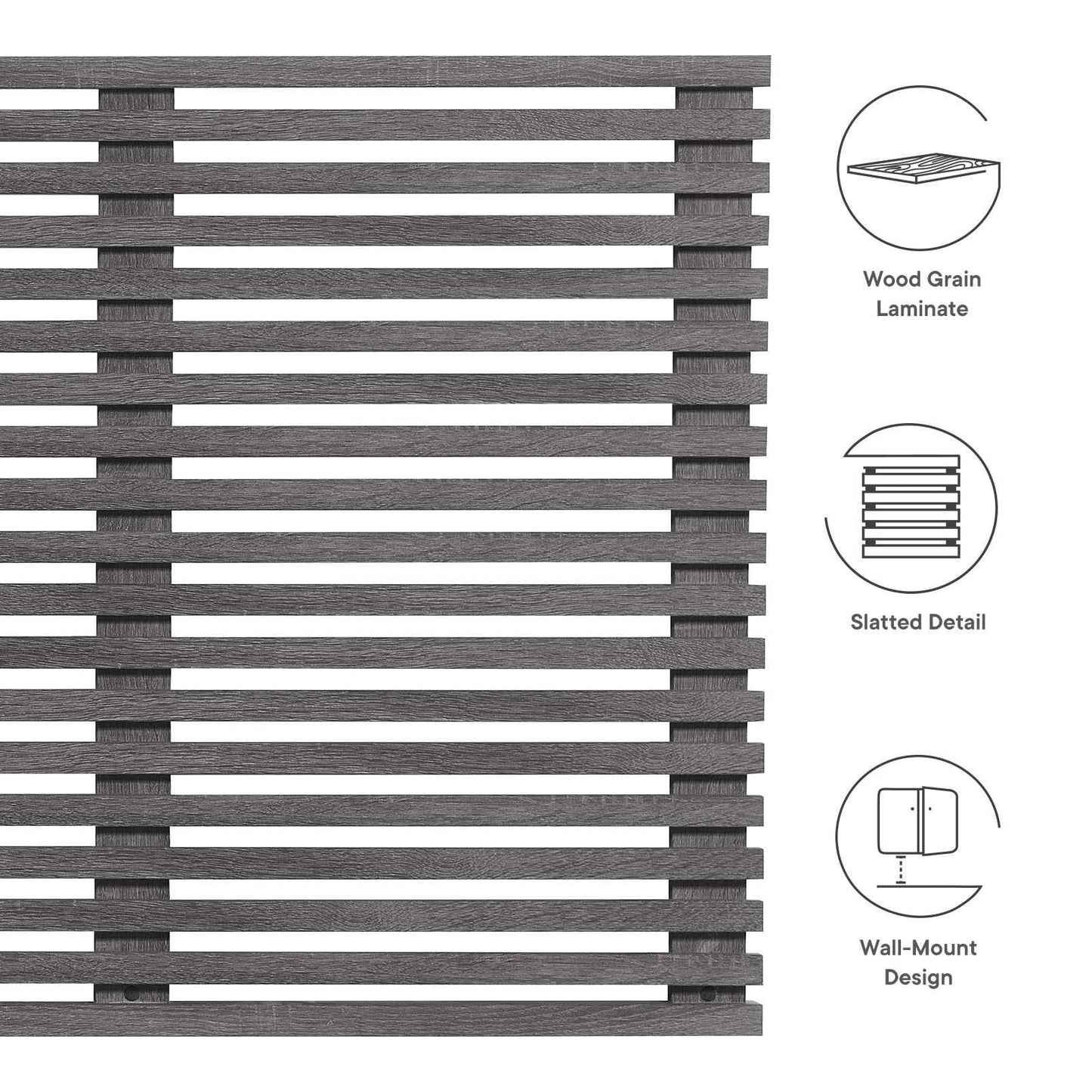 Modway Render Wall Mount King Headboard FredCo