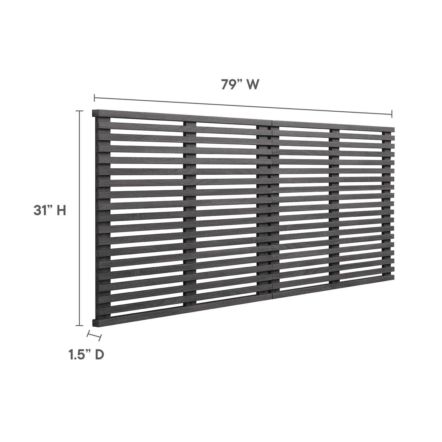 Modway Render Wall Mount King Headboard FredCo