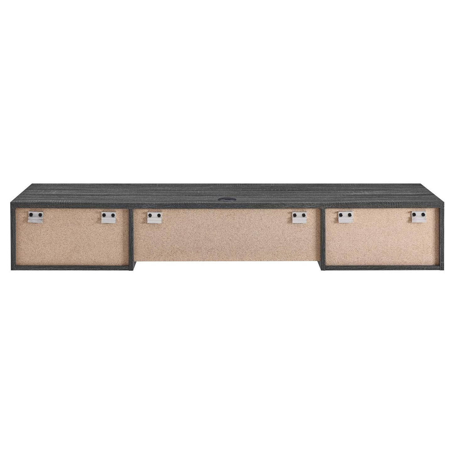 Modway Render Wall Mount Wood Office Desk 60” FredCo