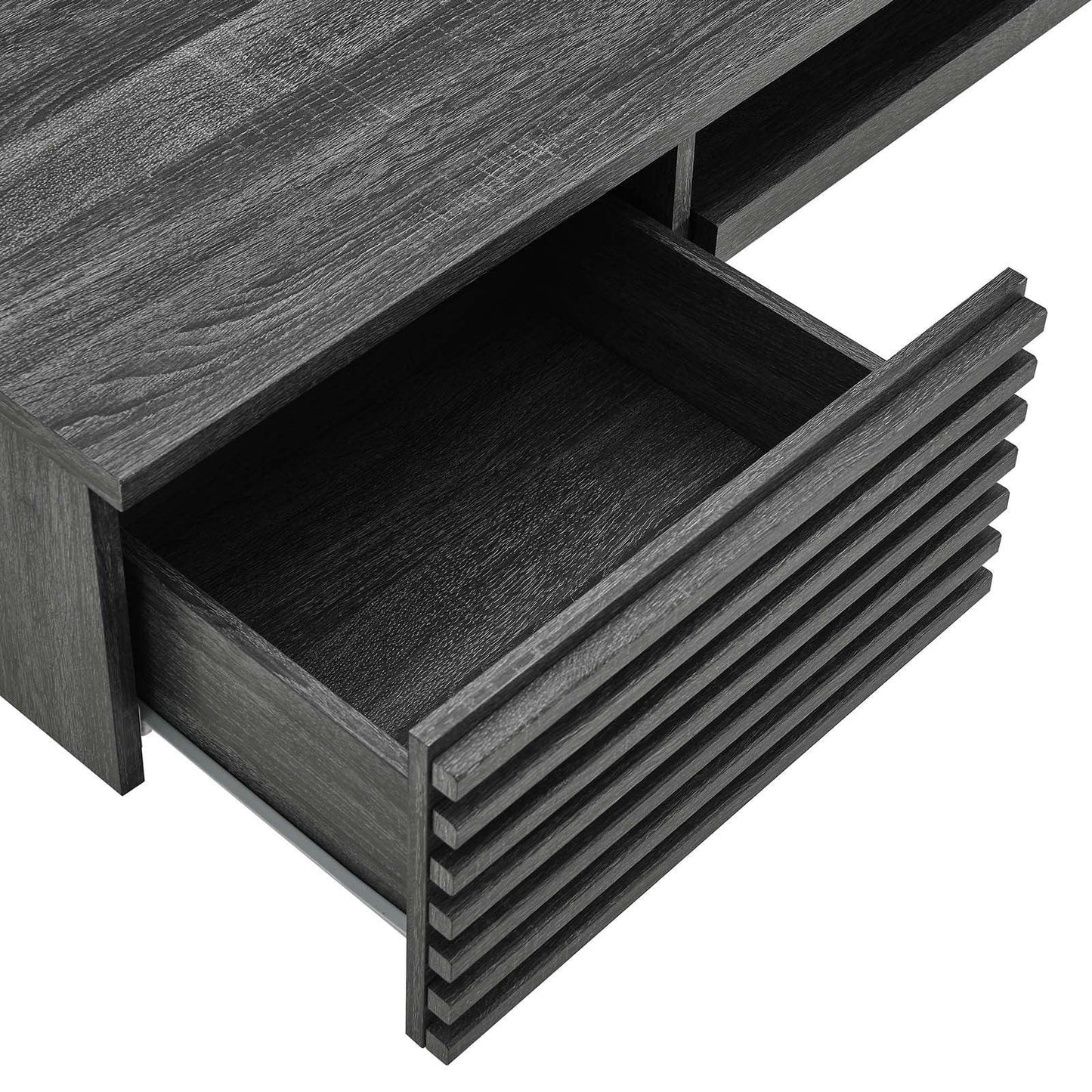 Modway Render Wall Mount Wood Office Desk 60” FredCo