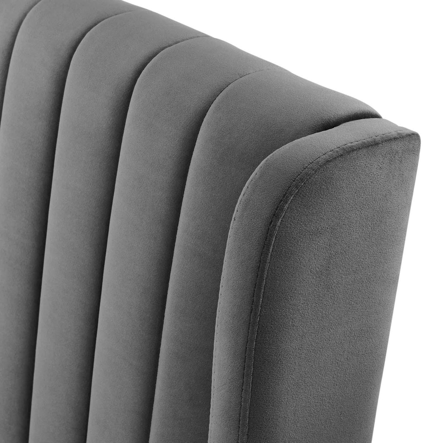 Modway Renew Parsons Performance Velvet Dining Side Chairs - Set of 2 FredCo