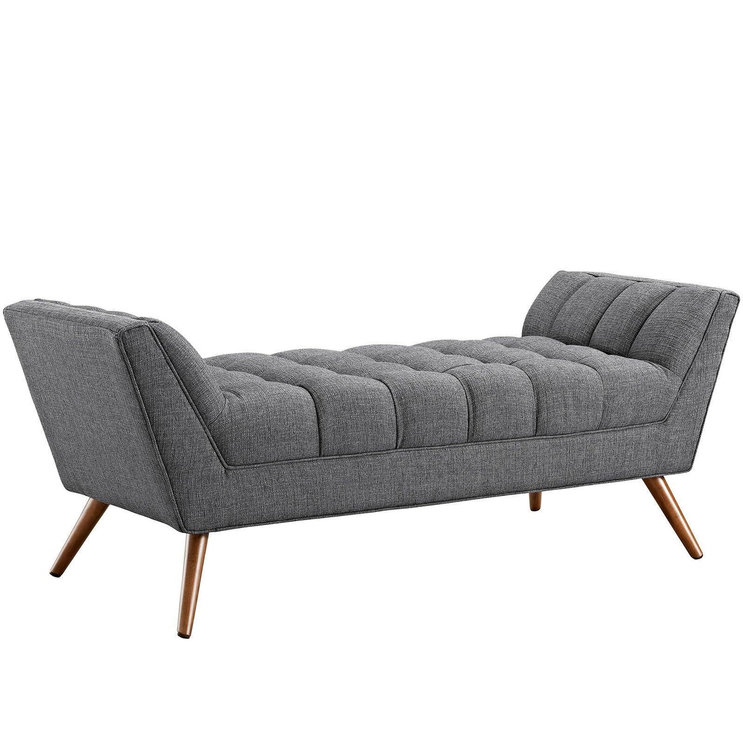 Modway Response Medium Upholstered Fabric Bench FredCo