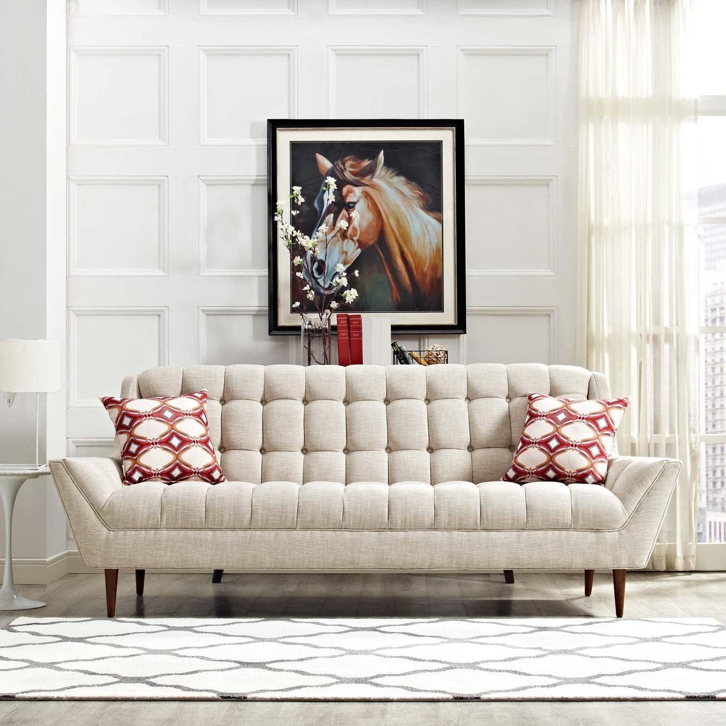 Modway Response Upholstered Fabric Sofa FredCo