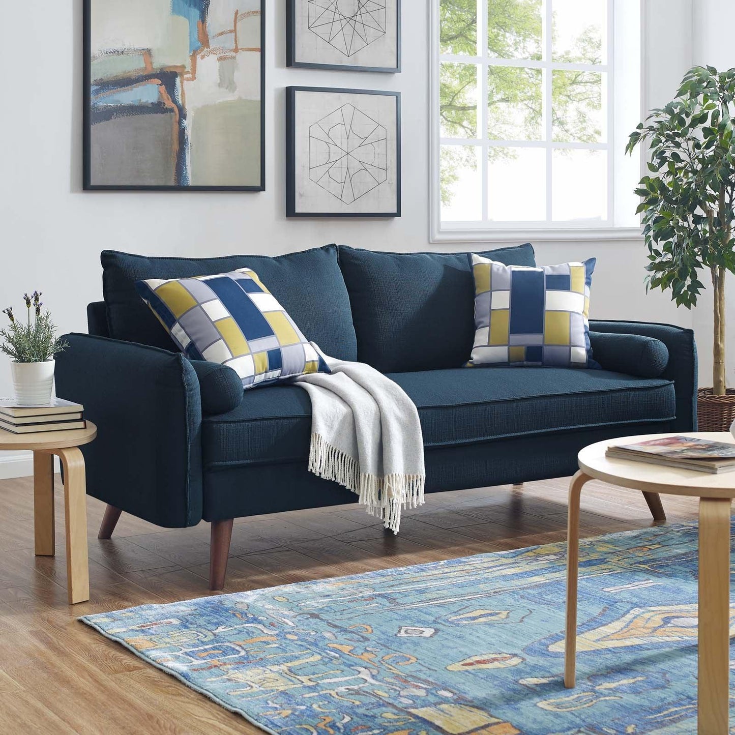 Modway Revive Upholstered Fabric Sofa FredCo