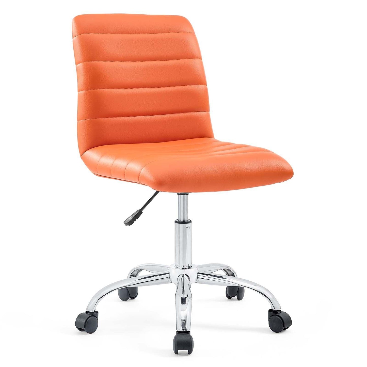 Modway Ripple Armless Mid Back Vinyl Office Chair FredCo