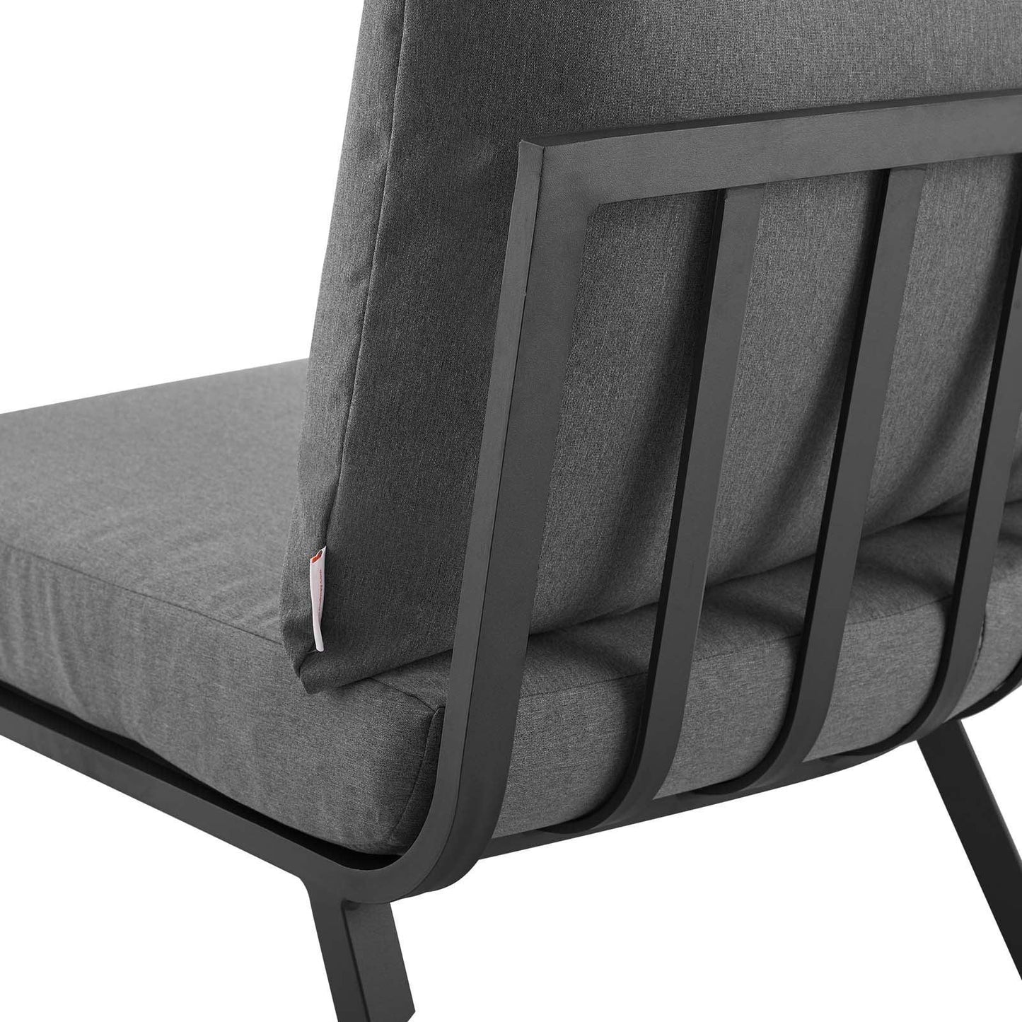 Modway Riverside 3 Piece Outdoor Patio Aluminum Sectional Sofa Set FredCo