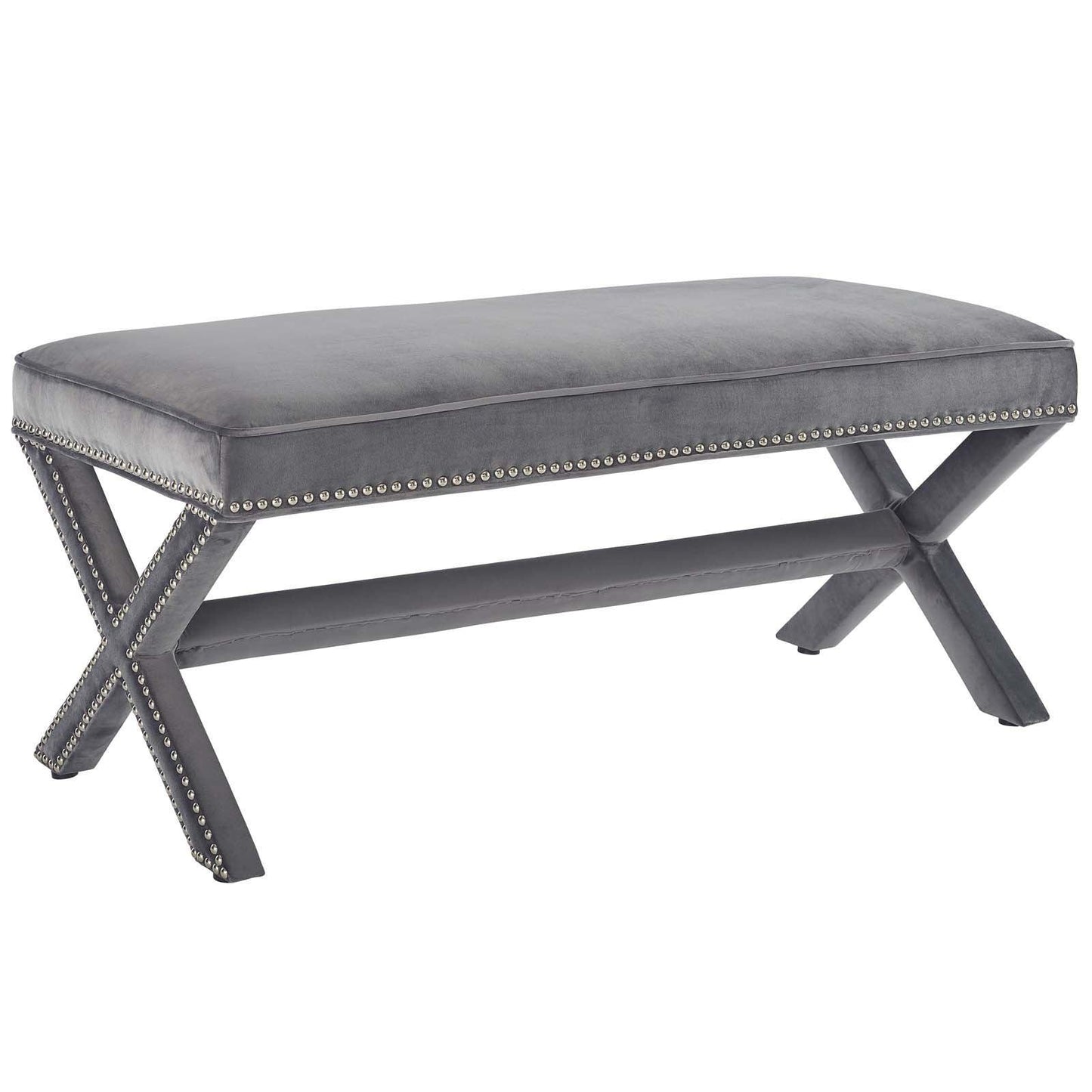 Modway Rivet Performance Velvet Bench FredCo