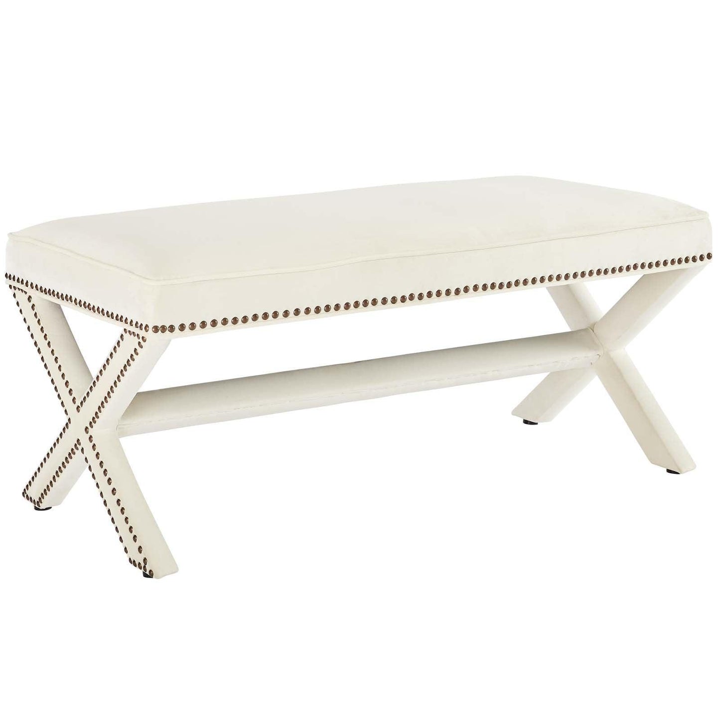 Modway Rivet Performance Velvet Bench FredCo