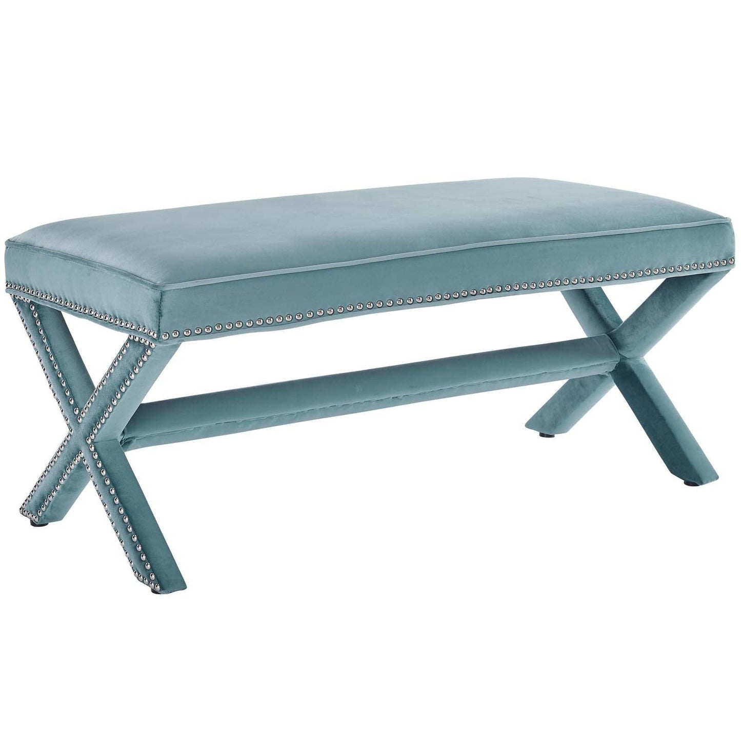 Modway Rivet Performance Velvet Bench FredCo