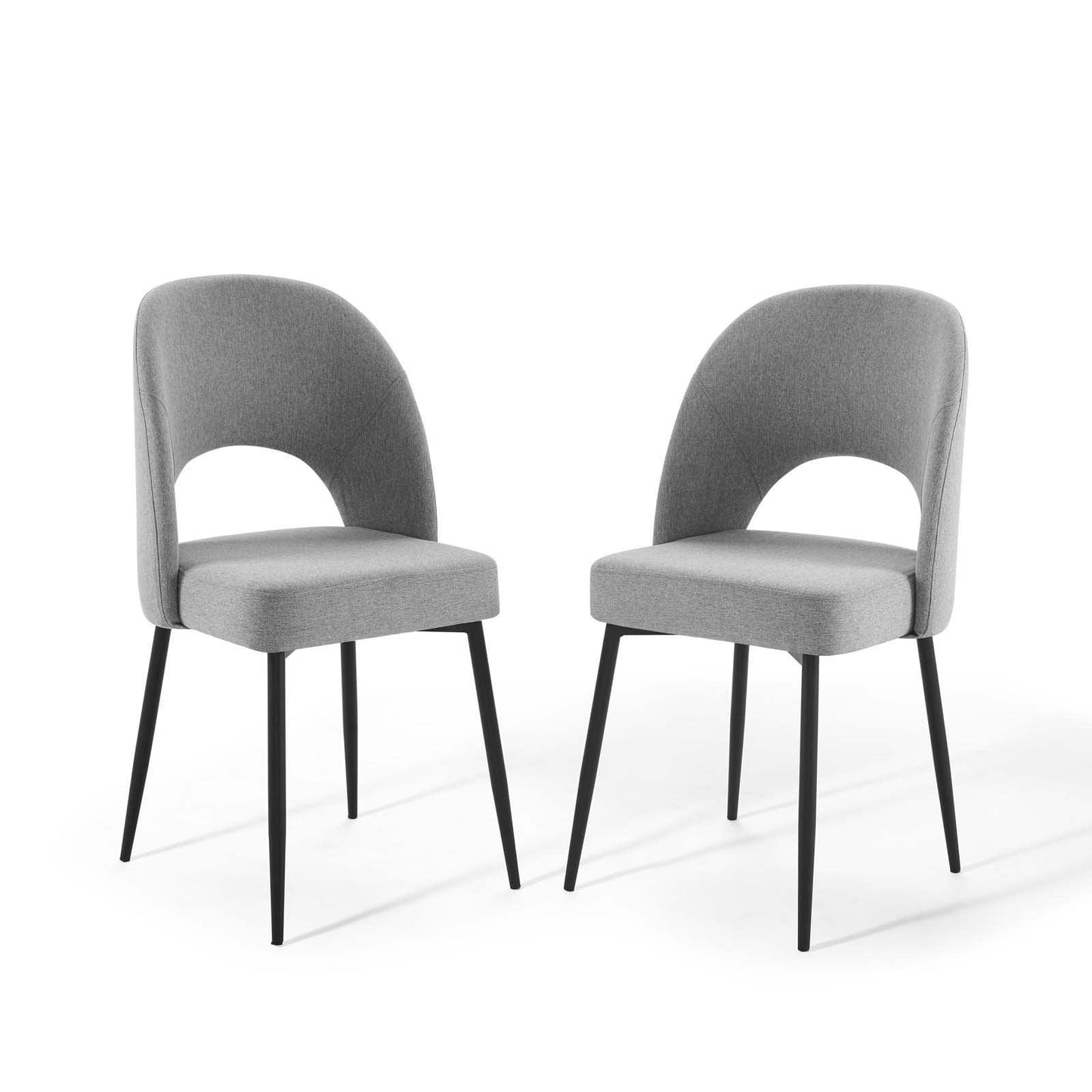 Modway Rouse Dining Side Chair Upholstered Fabric Set of 2 FredCo