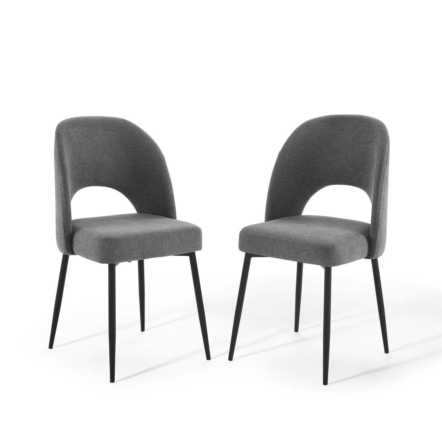 Modway Rouse Dining Side Chair Upholstered Fabric Set of 2 FredCo