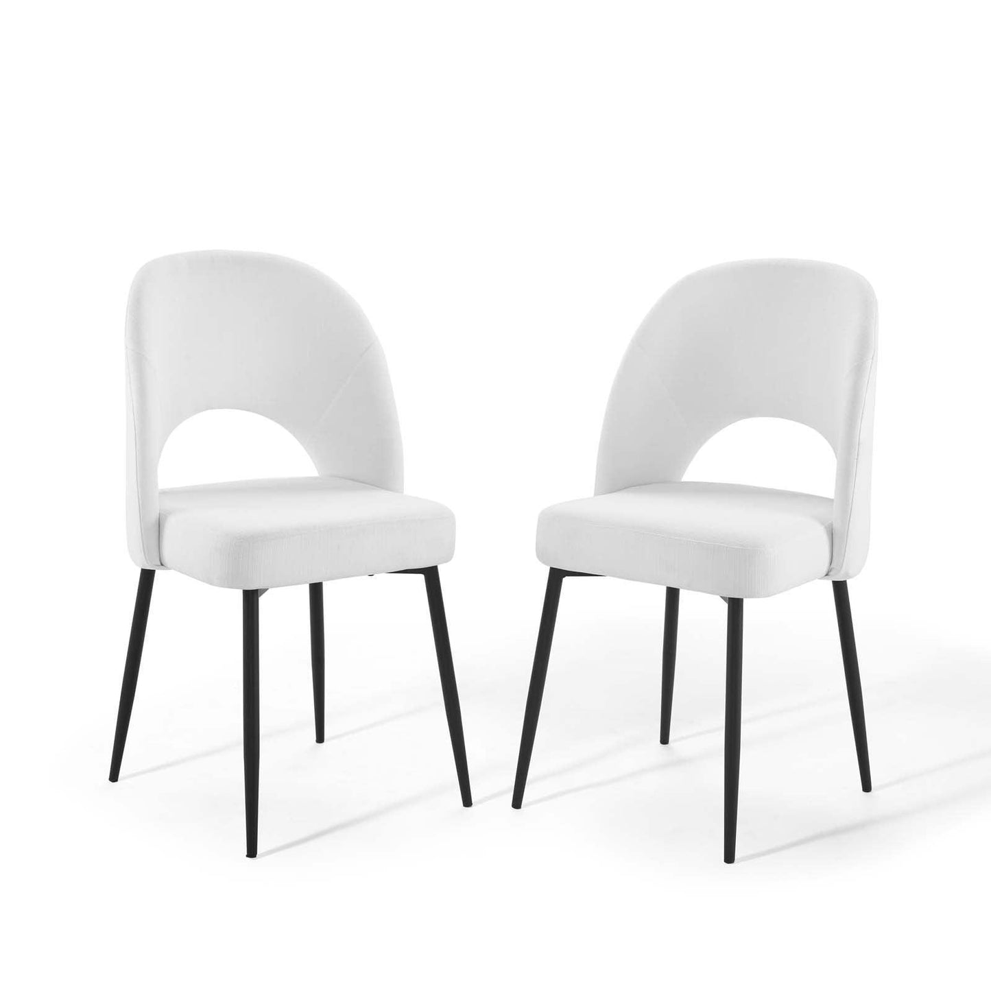 Modway Rouse Dining Side Chair Upholstered Fabric Set of 2 FredCo