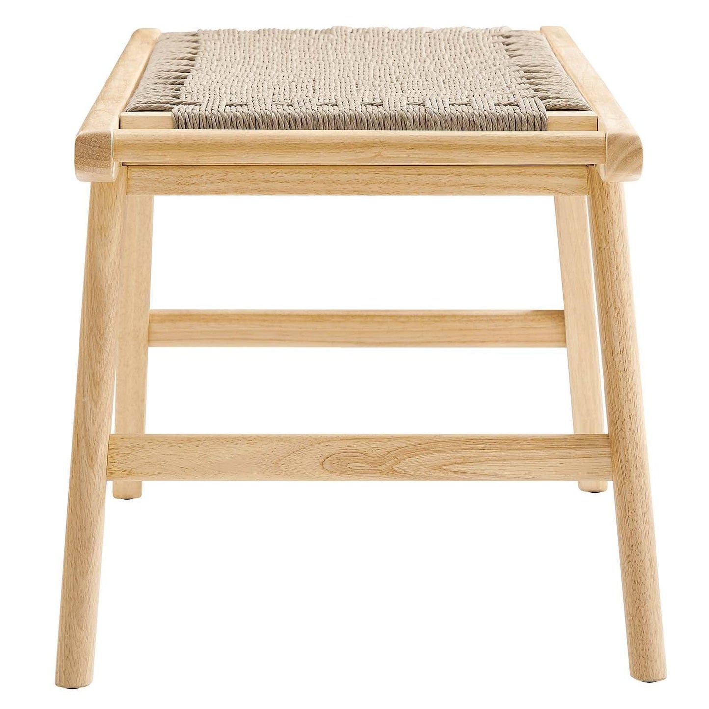 Modway Saoirse 47" Wove Rope Wood Bench, EEI-6552 FredCo