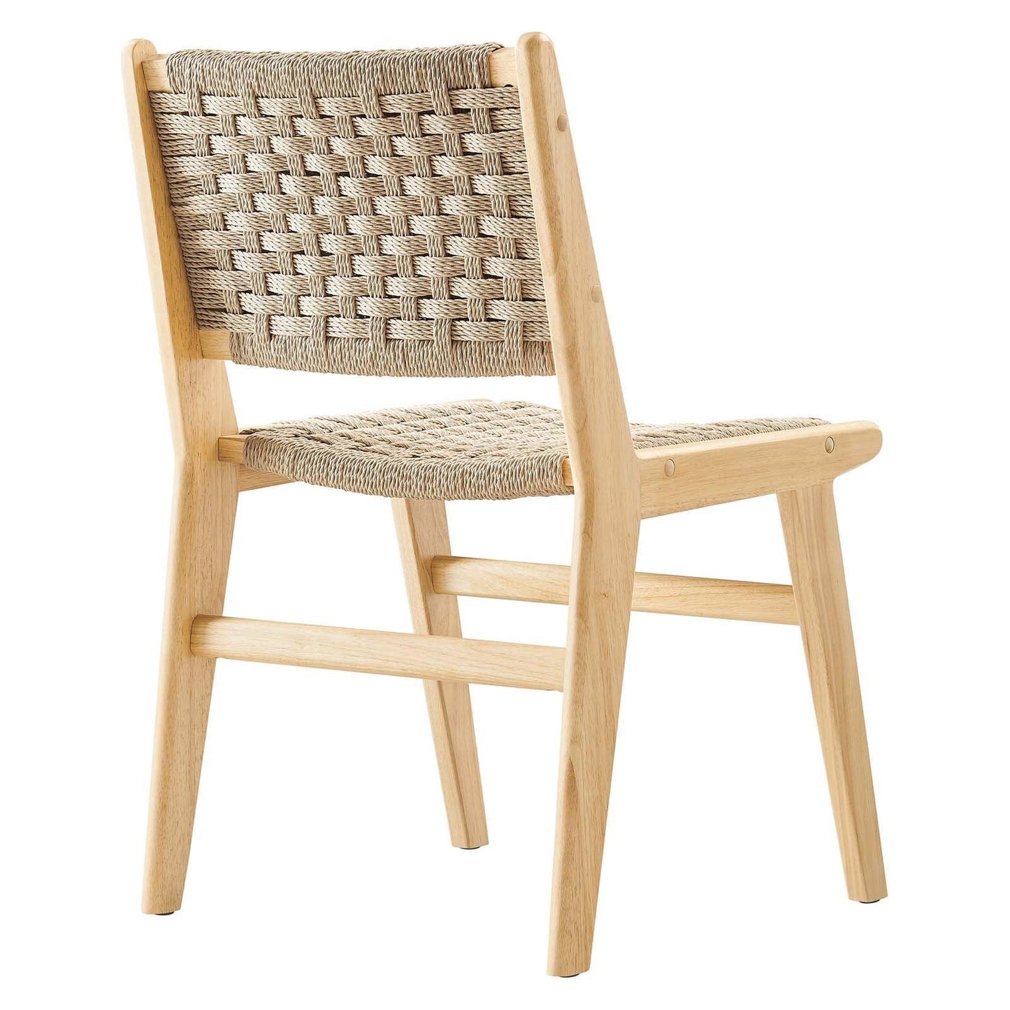 Modway Saoirse Woven Rope Wood Dining Side Chair, EEI-6545 FredCo