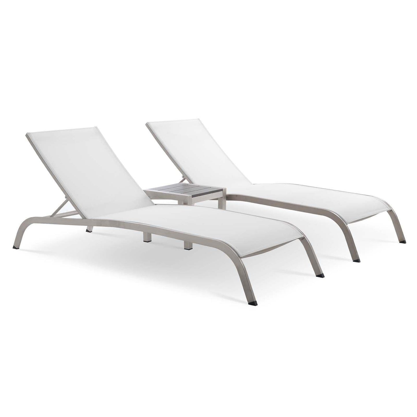 Modway Savannah 3 Piece Outdoor Patio Mesh Set FredCo
