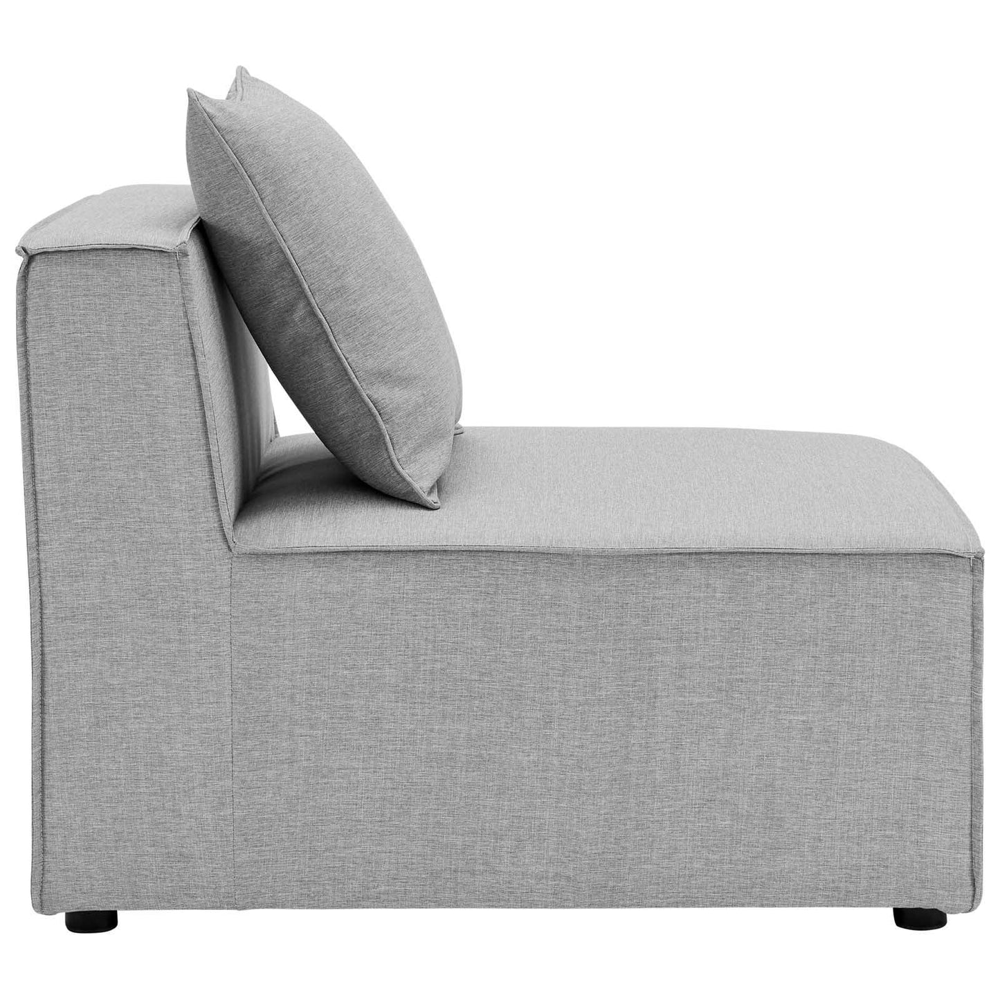 Modway Saybrook Outdoor Patio Upholstered 6-Piece Sectional Sofa FredCo
