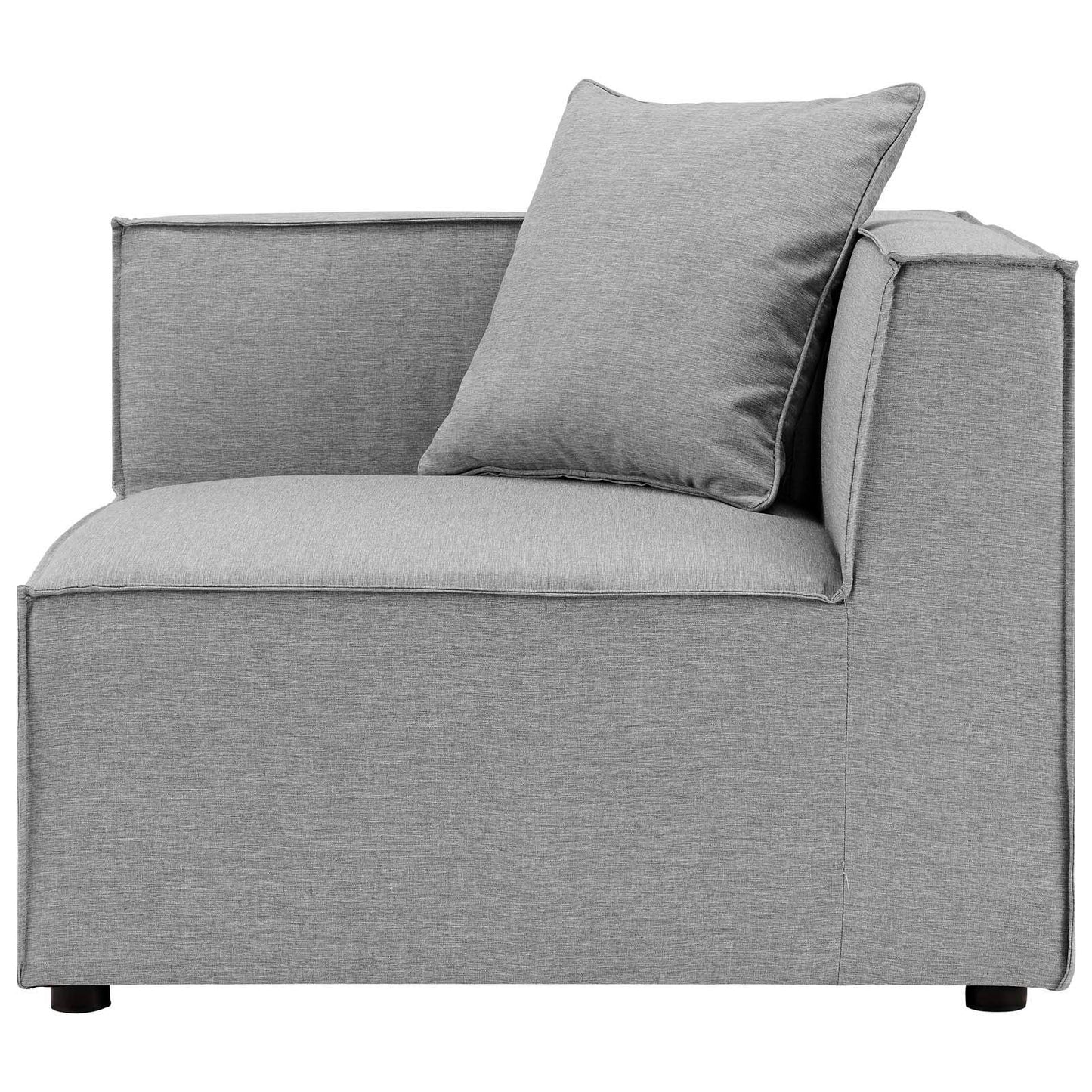 Modway Saybrook Outdoor Patio Upholstered 6-Piece Sectional Sofa FredCo