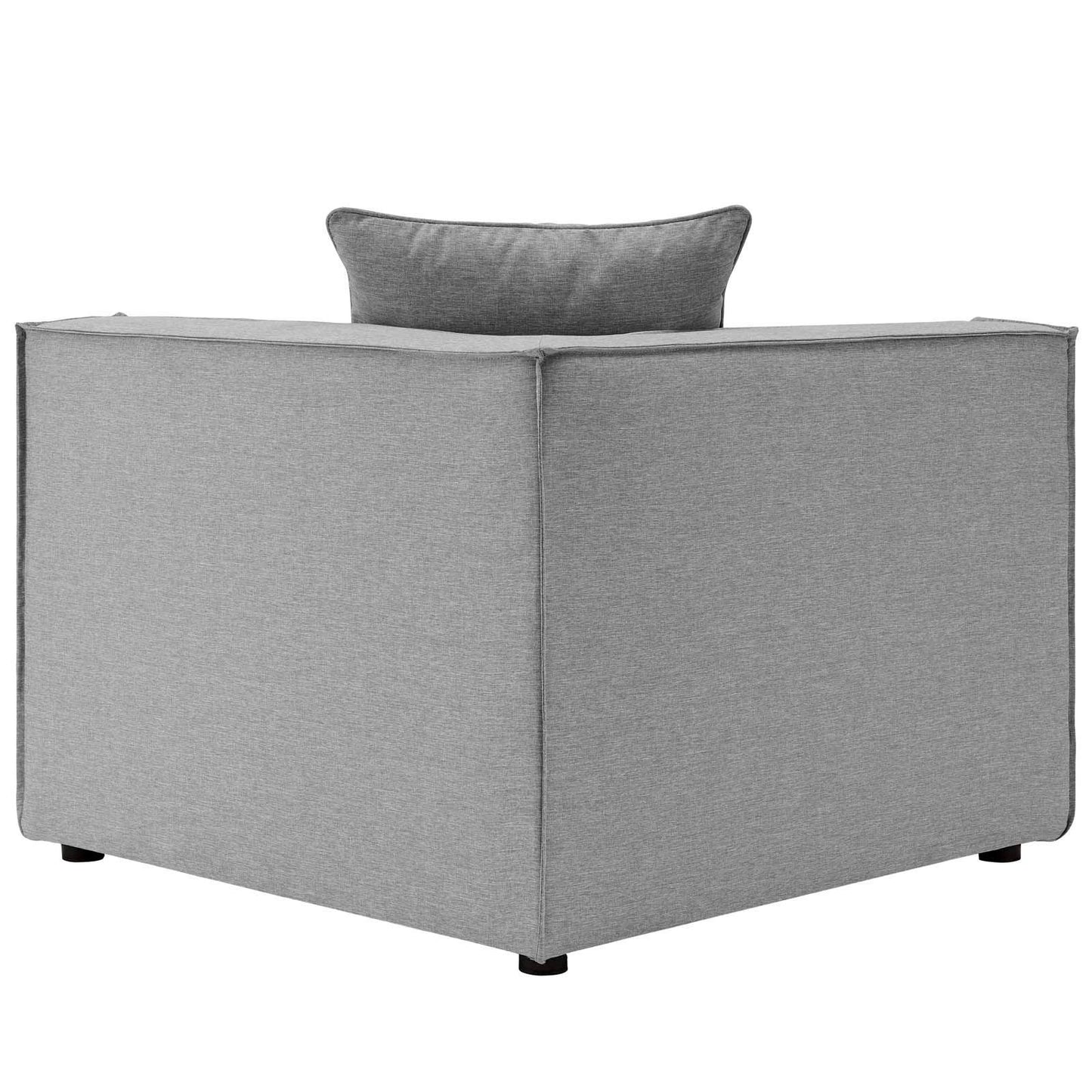 Modway Saybrook Outdoor Patio Upholstered 6-Piece Sectional Sofa FredCo