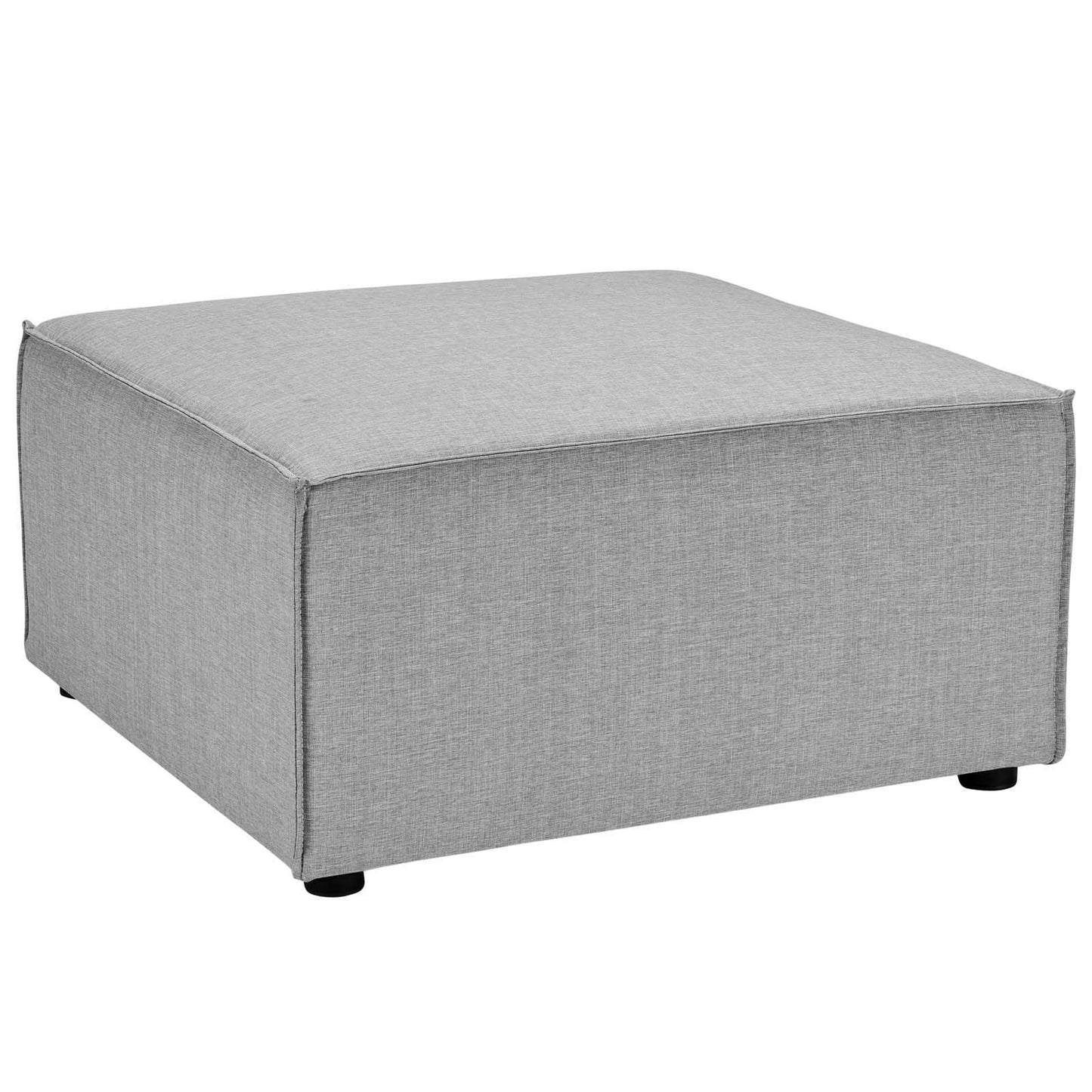 Modway Saybrook Outdoor Patio Upholstered Loveseat and Ottoman Set FredCo