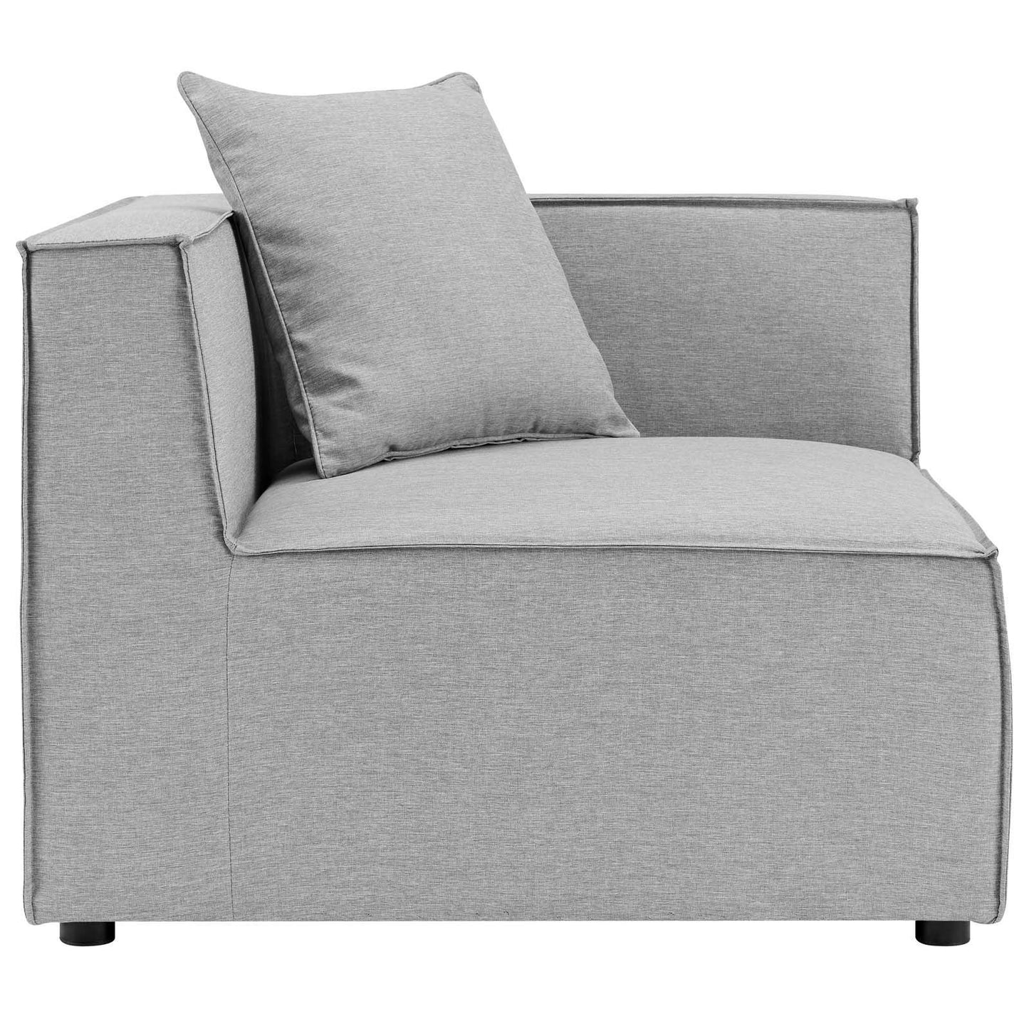 Modway Saybrook Outdoor Patio Upholstered Loveseat and Ottoman Set FredCo