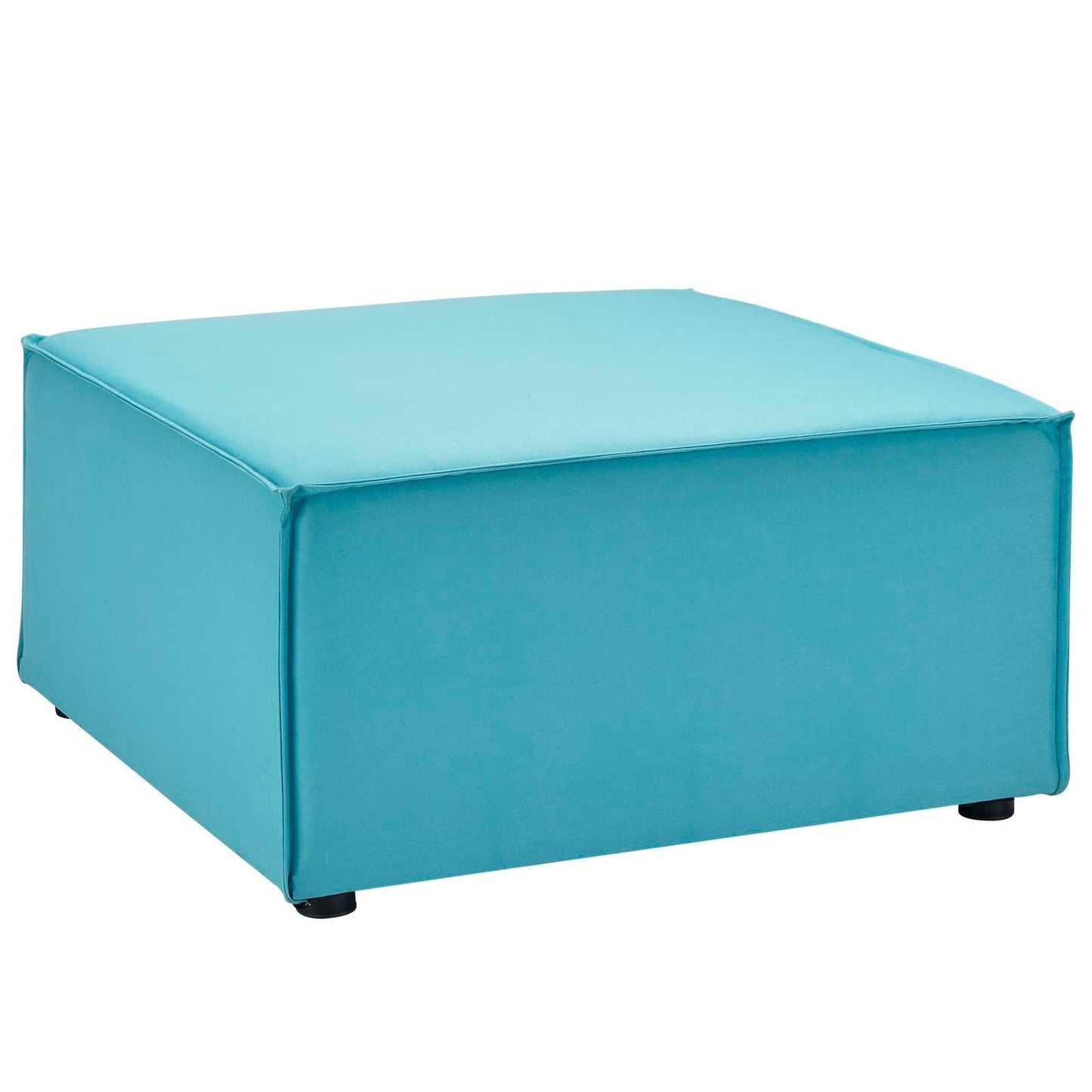 Modway Saybrook Outdoor Patio Upholstered Sectional Sofa Ottoman FredCo